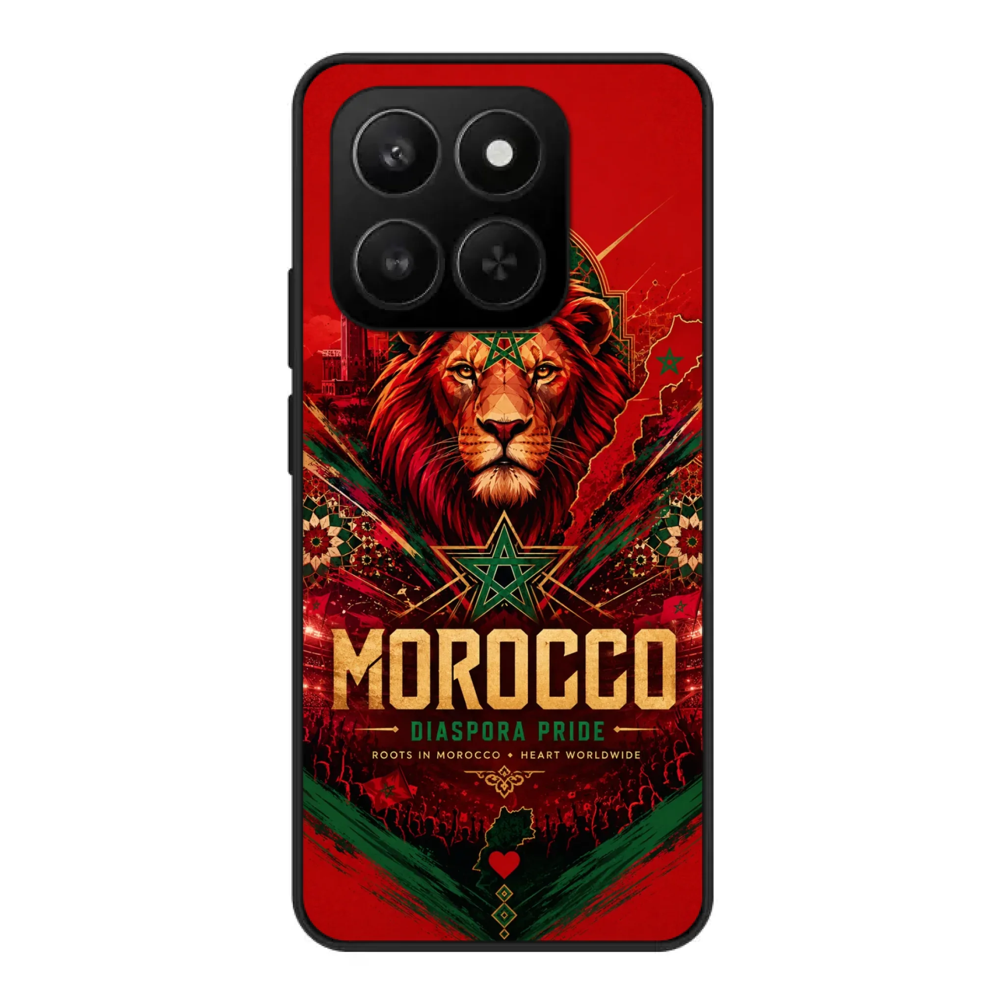 World Cup football phone case Diaspora Pride - Morocco