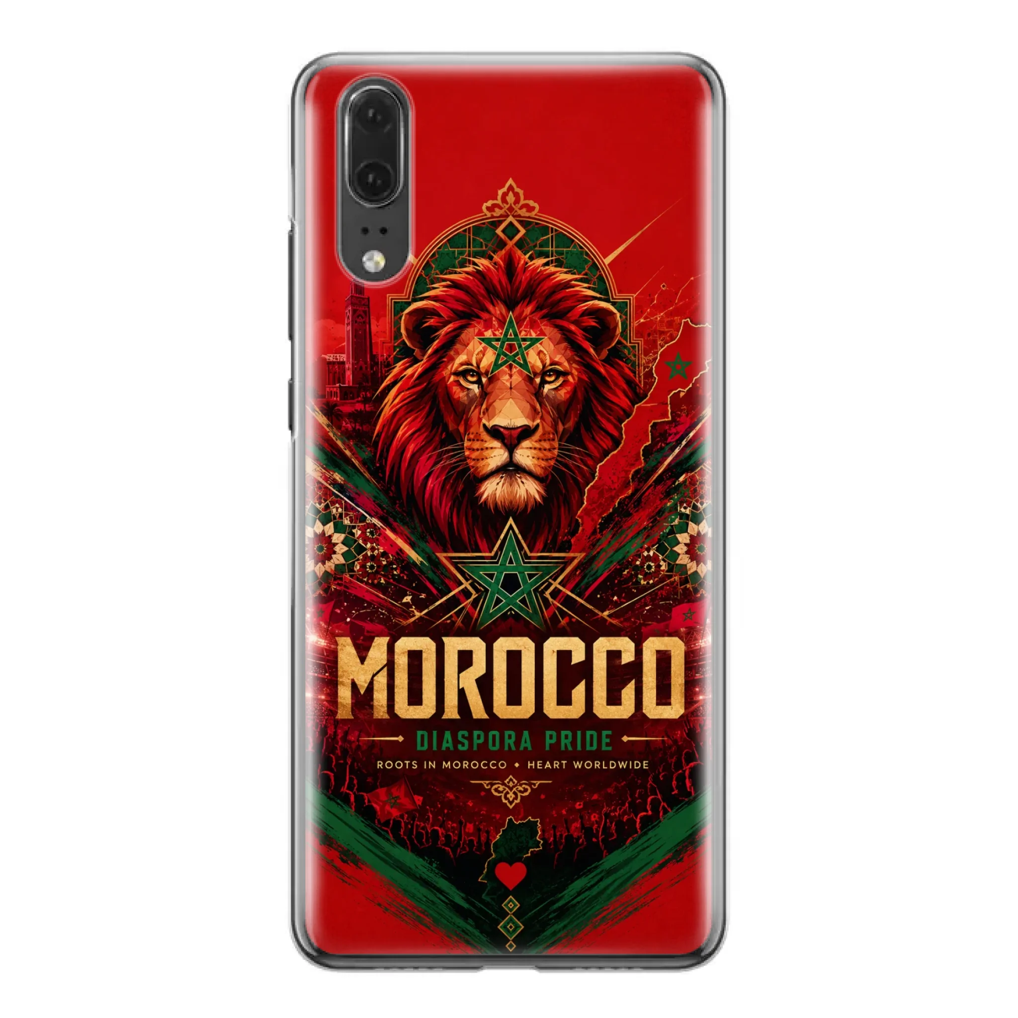 World Cup football phone case Diaspora Pride - Morocco