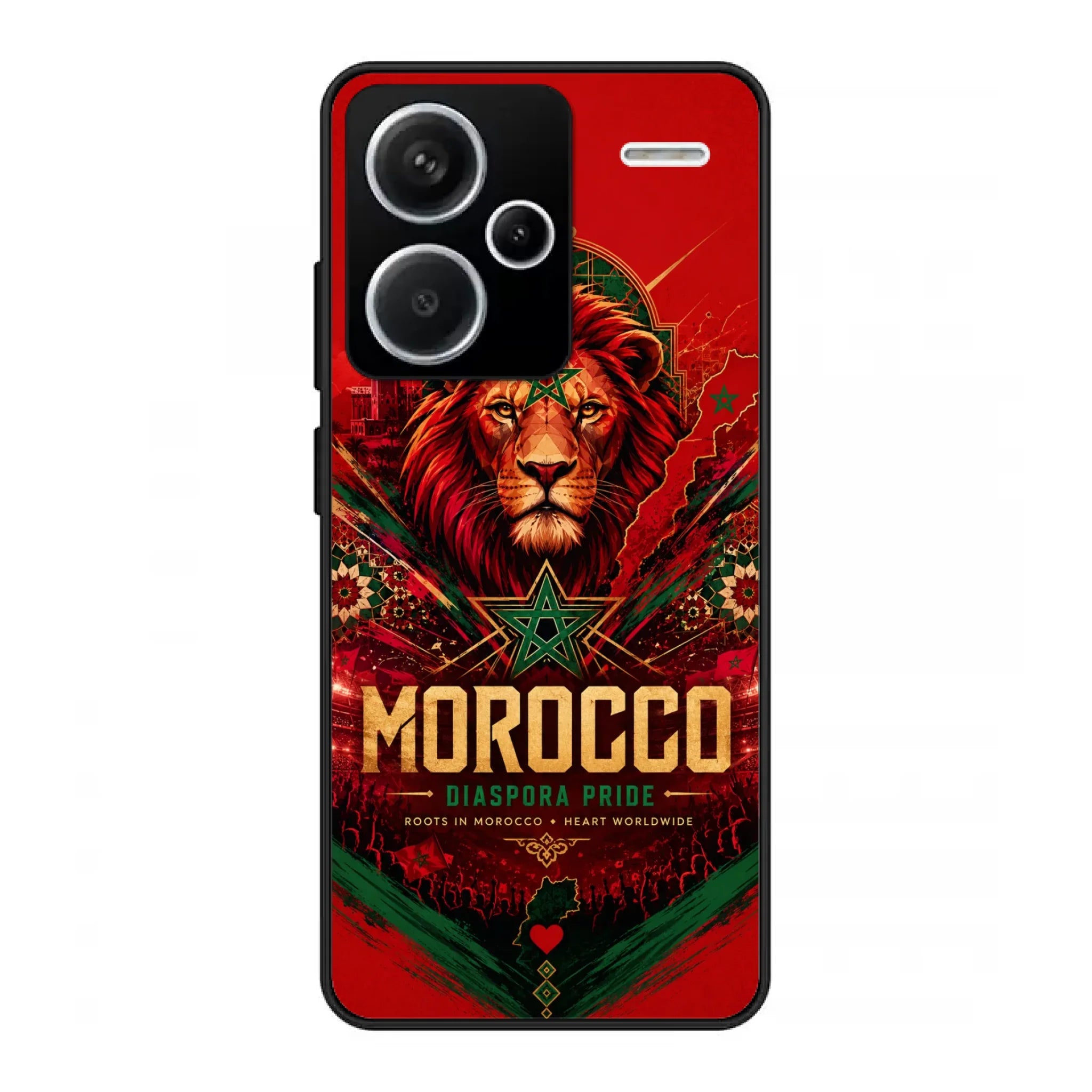 World Cup football phone case Diaspora Pride - Morocco