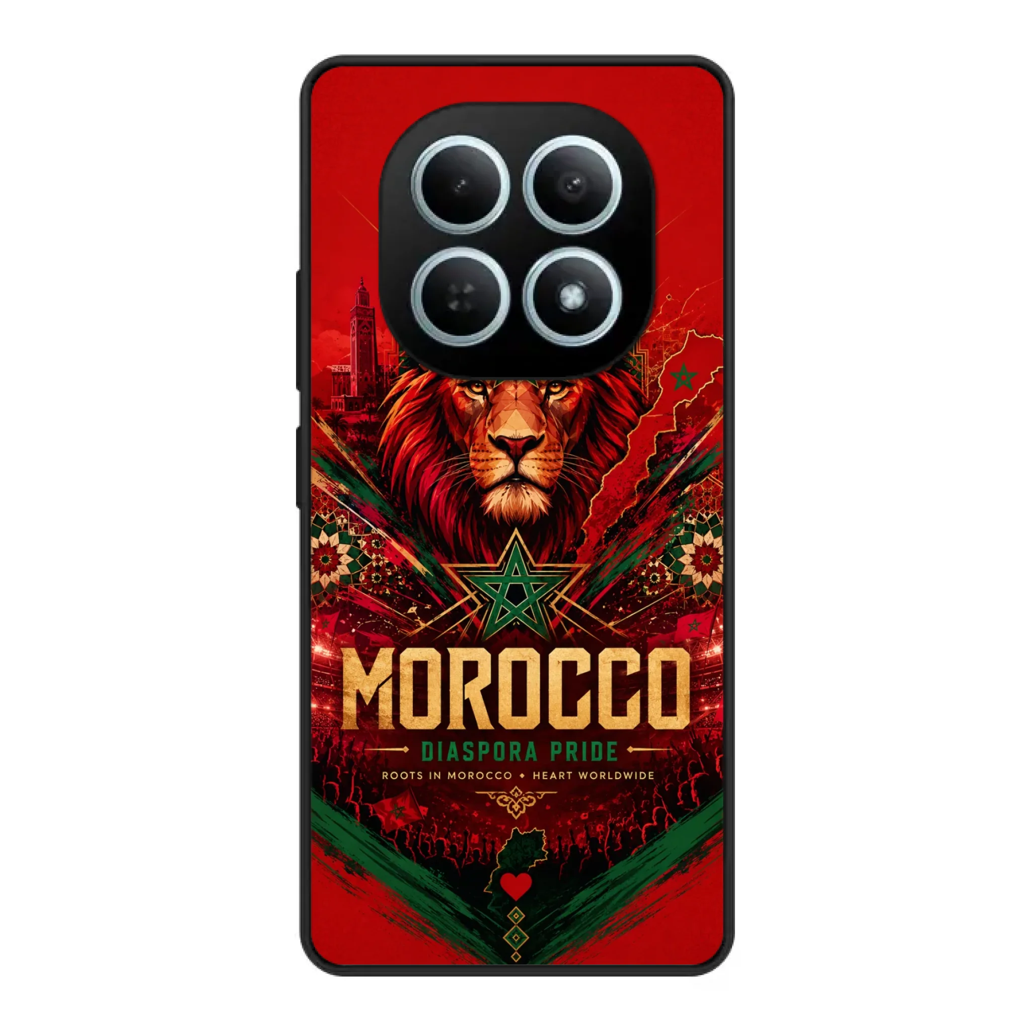 World Cup football phone case Diaspora Pride - Morocco