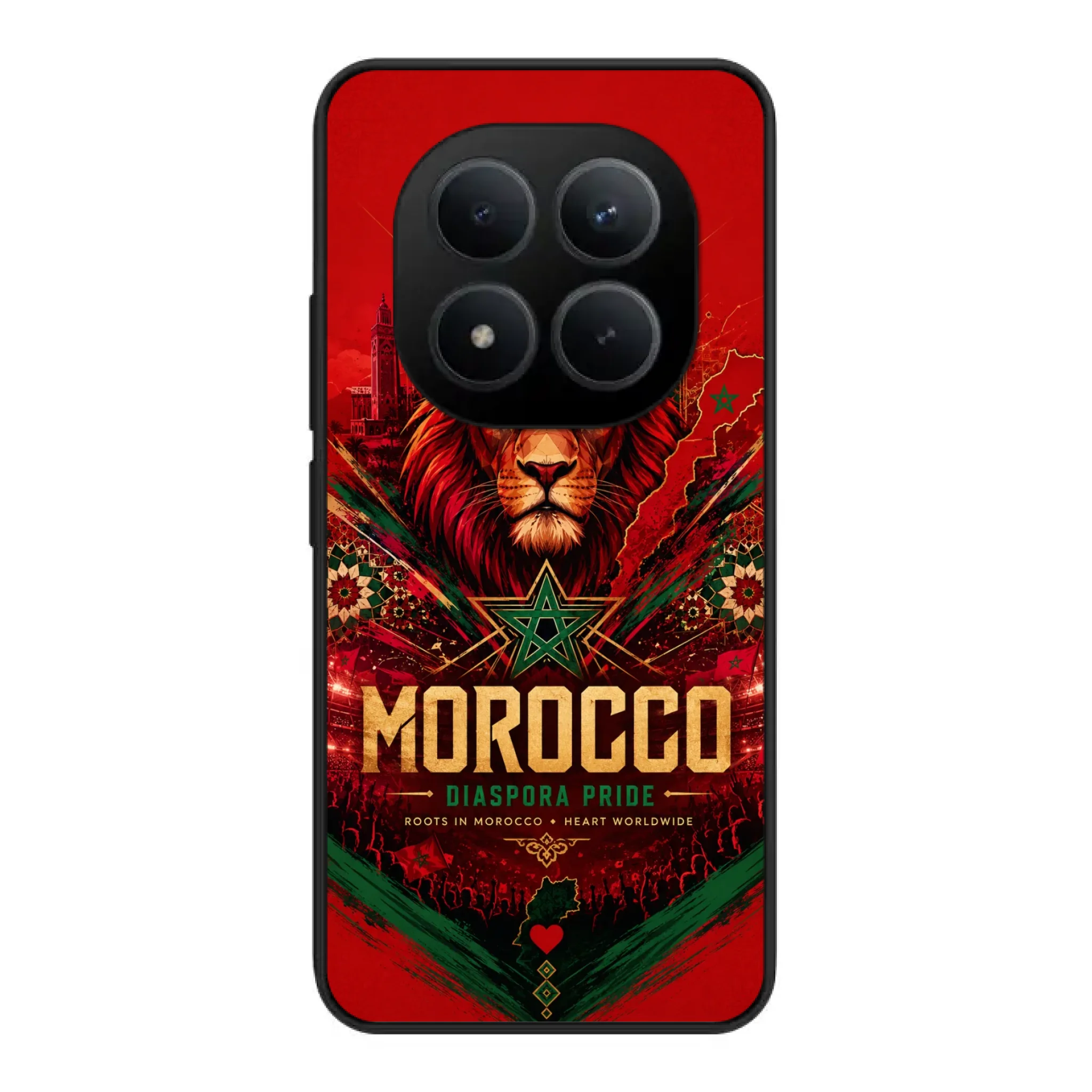 World Cup football phone case Diaspora Pride - Morocco