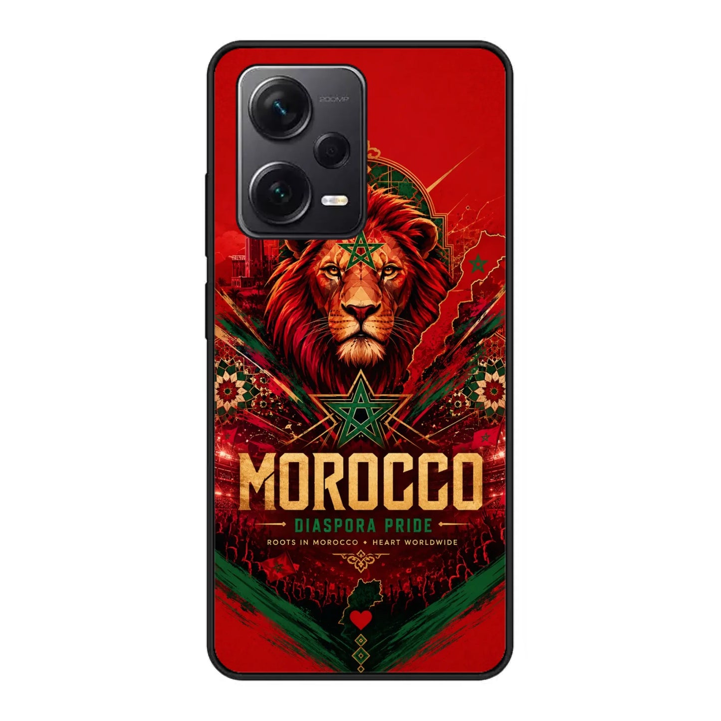 Coque de téléphone football Coupe du Monde Fierté de la diaspora - Maroc