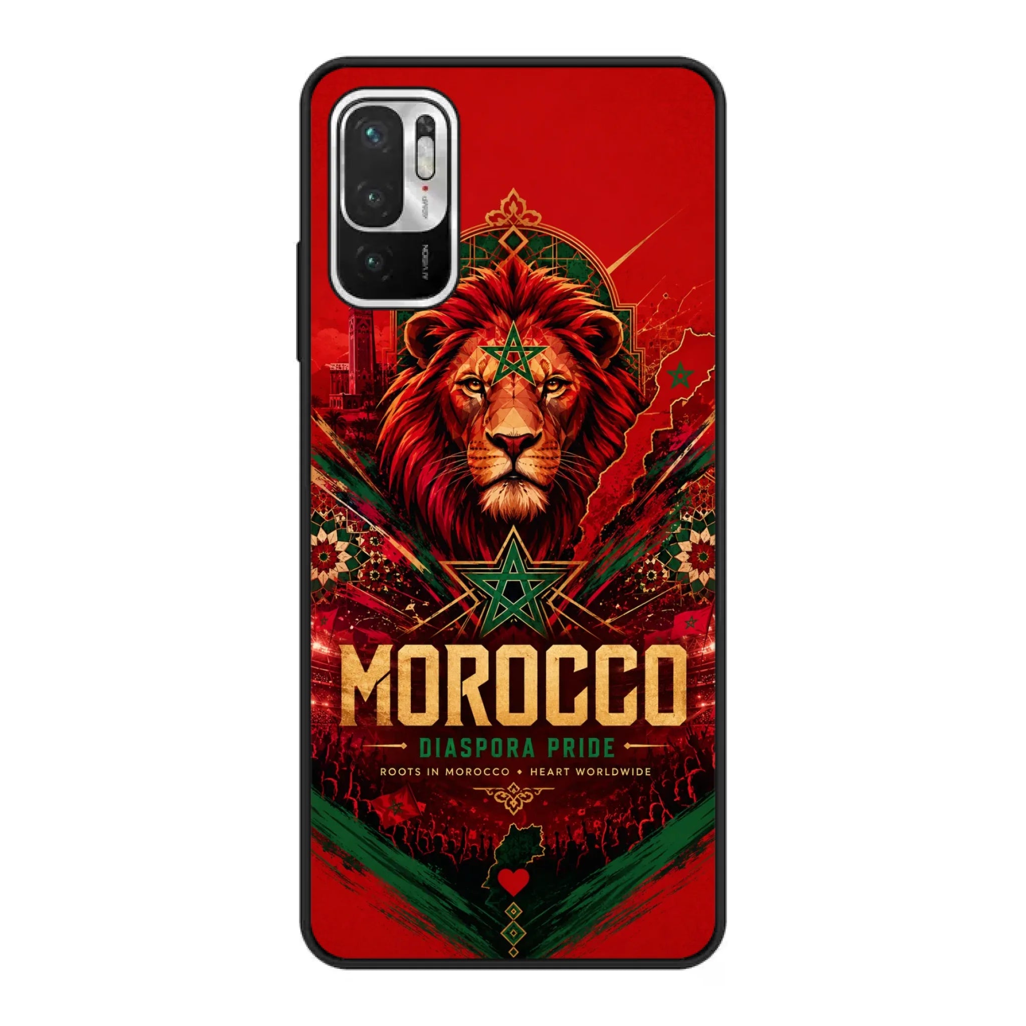 World Cup football phone case Diaspora Pride - Morocco