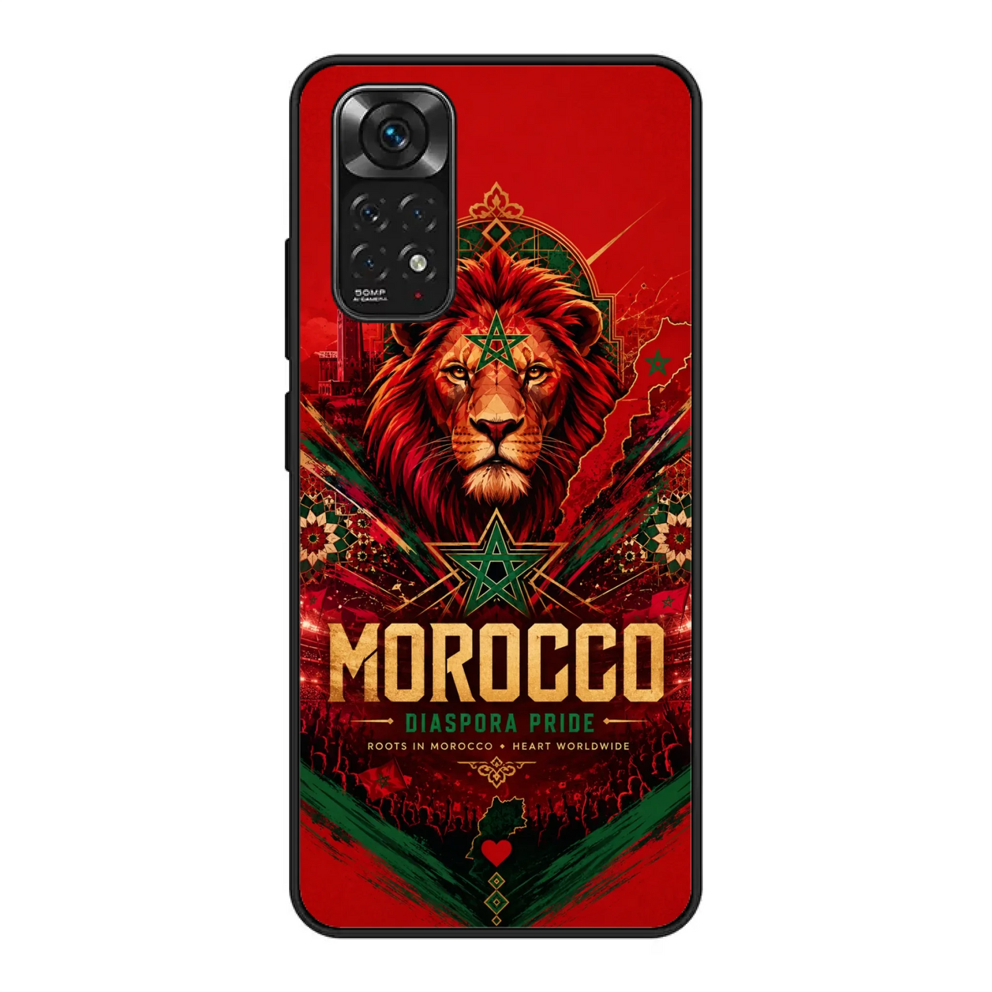 Coque de téléphone football Coupe du Monde Fierté de la diaspora - Maroc
