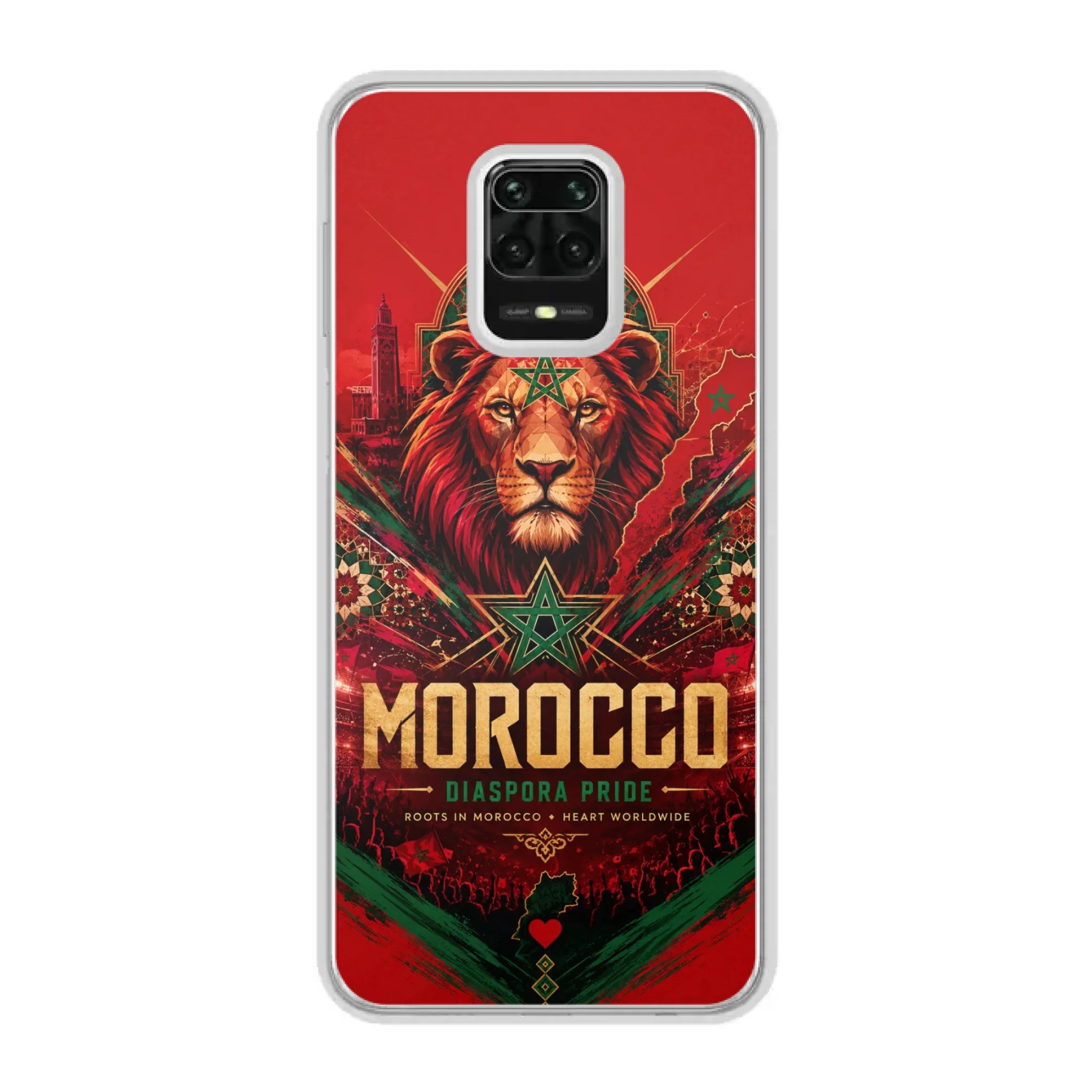 World Cup football phone case Diaspora Pride - Morocco