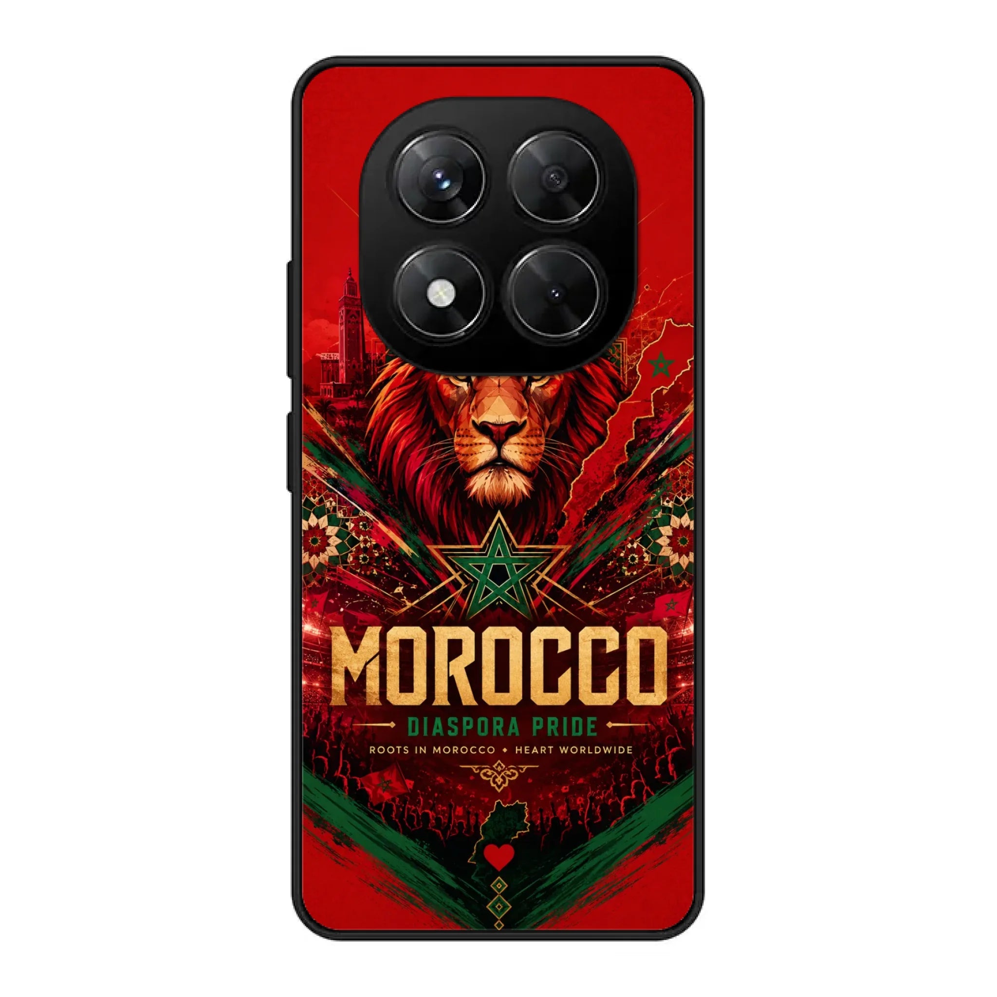World Cup football phone case Diaspora Pride - Morocco