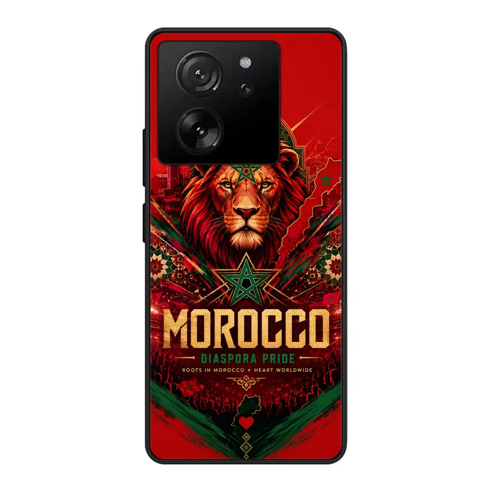 World Cup football phone case Diaspora Pride - Morocco