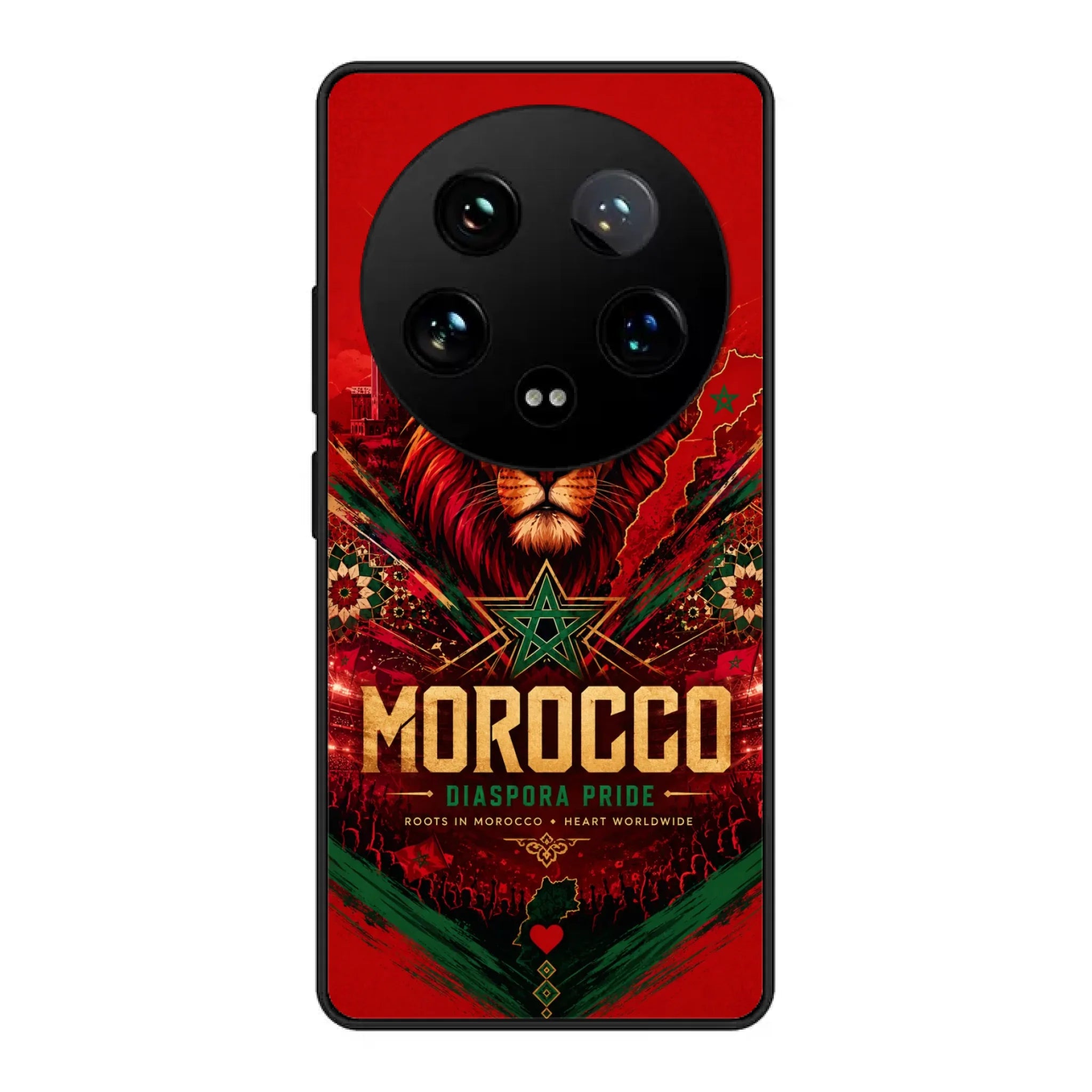 World Cup football phone case Diaspora Pride - Morocco