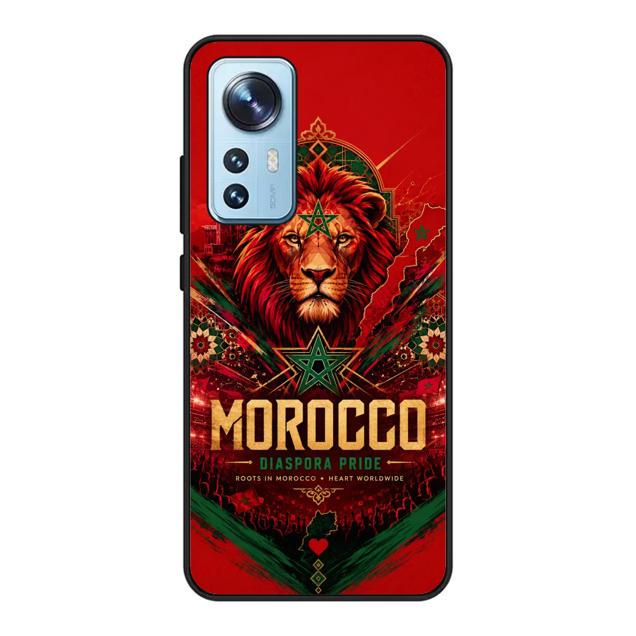 World Cup football phone case Diaspora Pride - Morocco