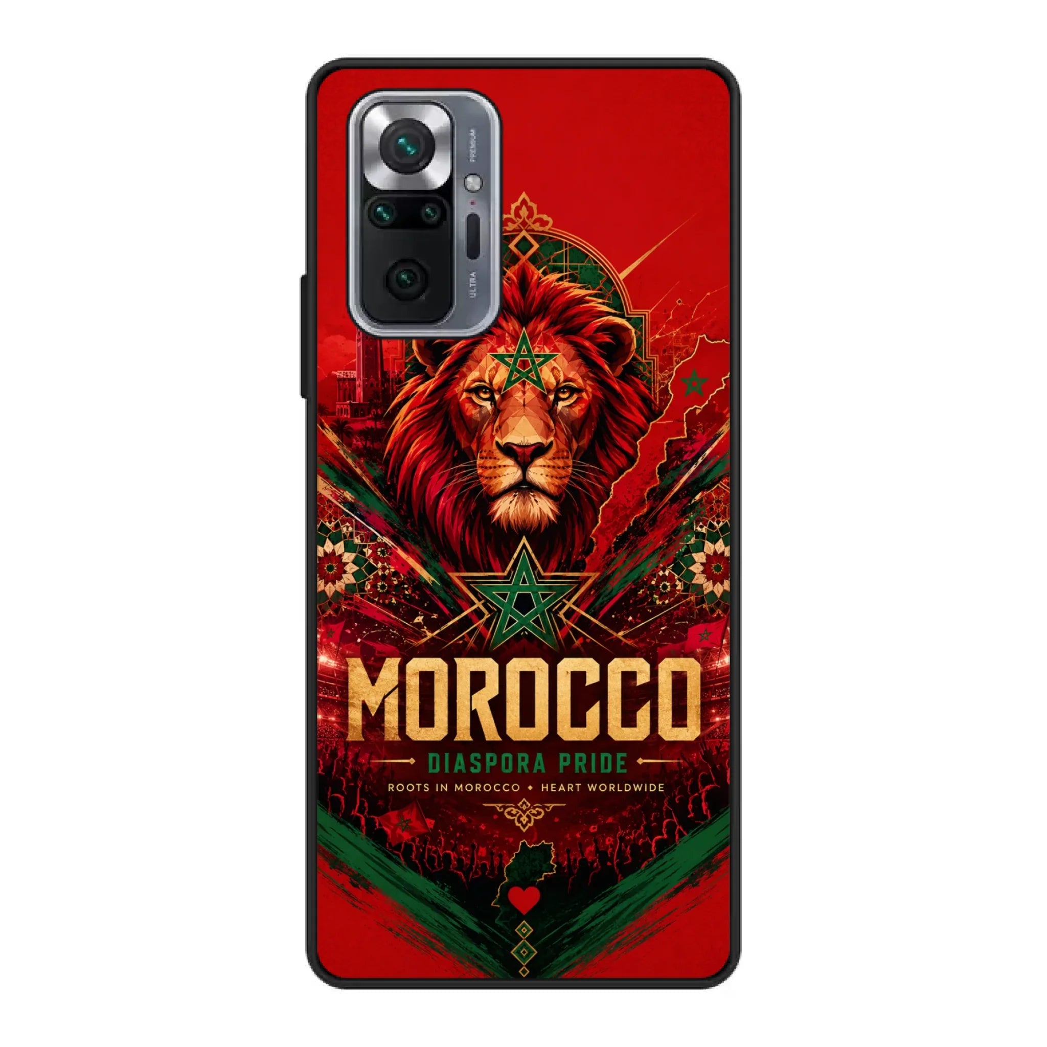 World Cup football phone case Diaspora Pride - Morocco