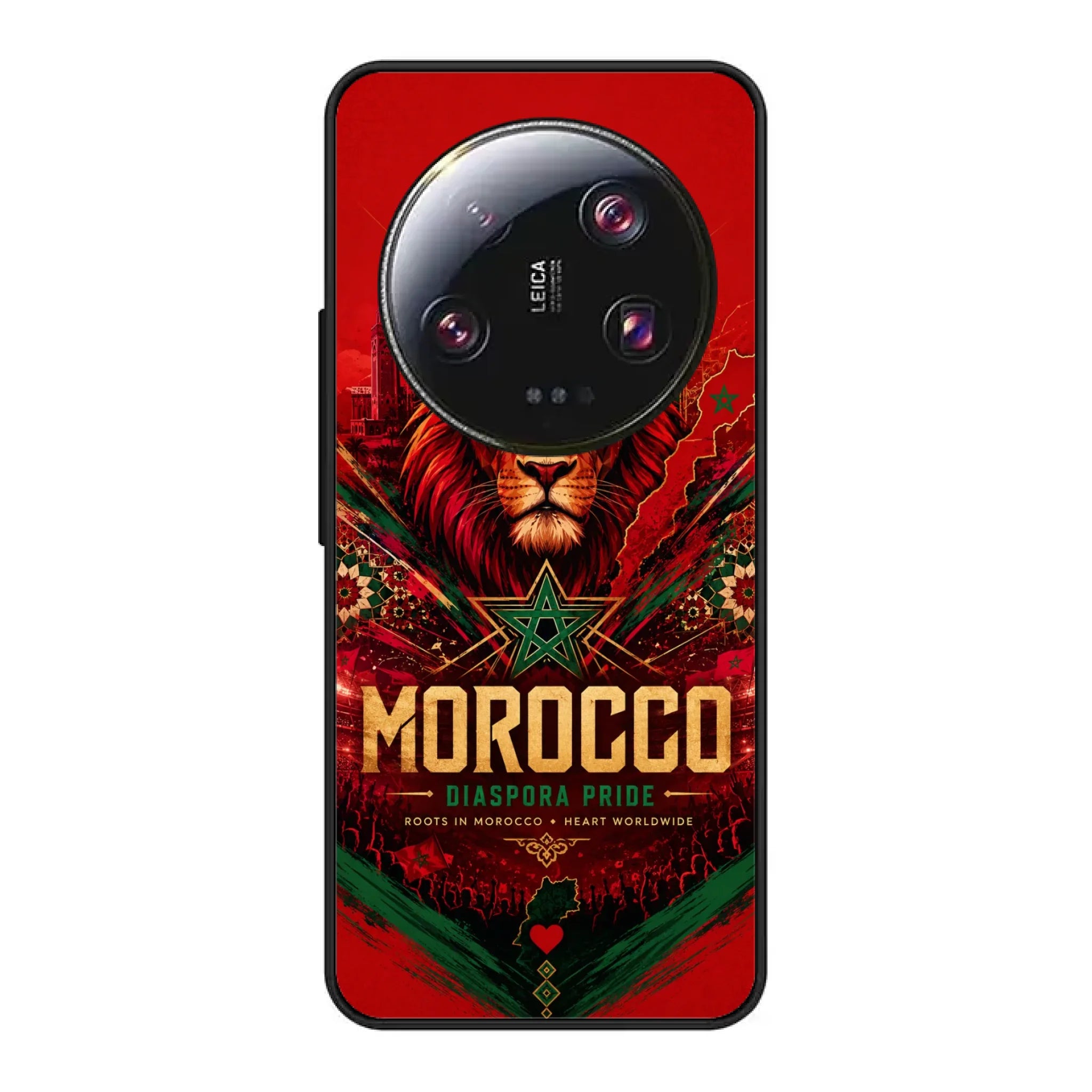 World Cup football phone case Diaspora Pride - Morocco
