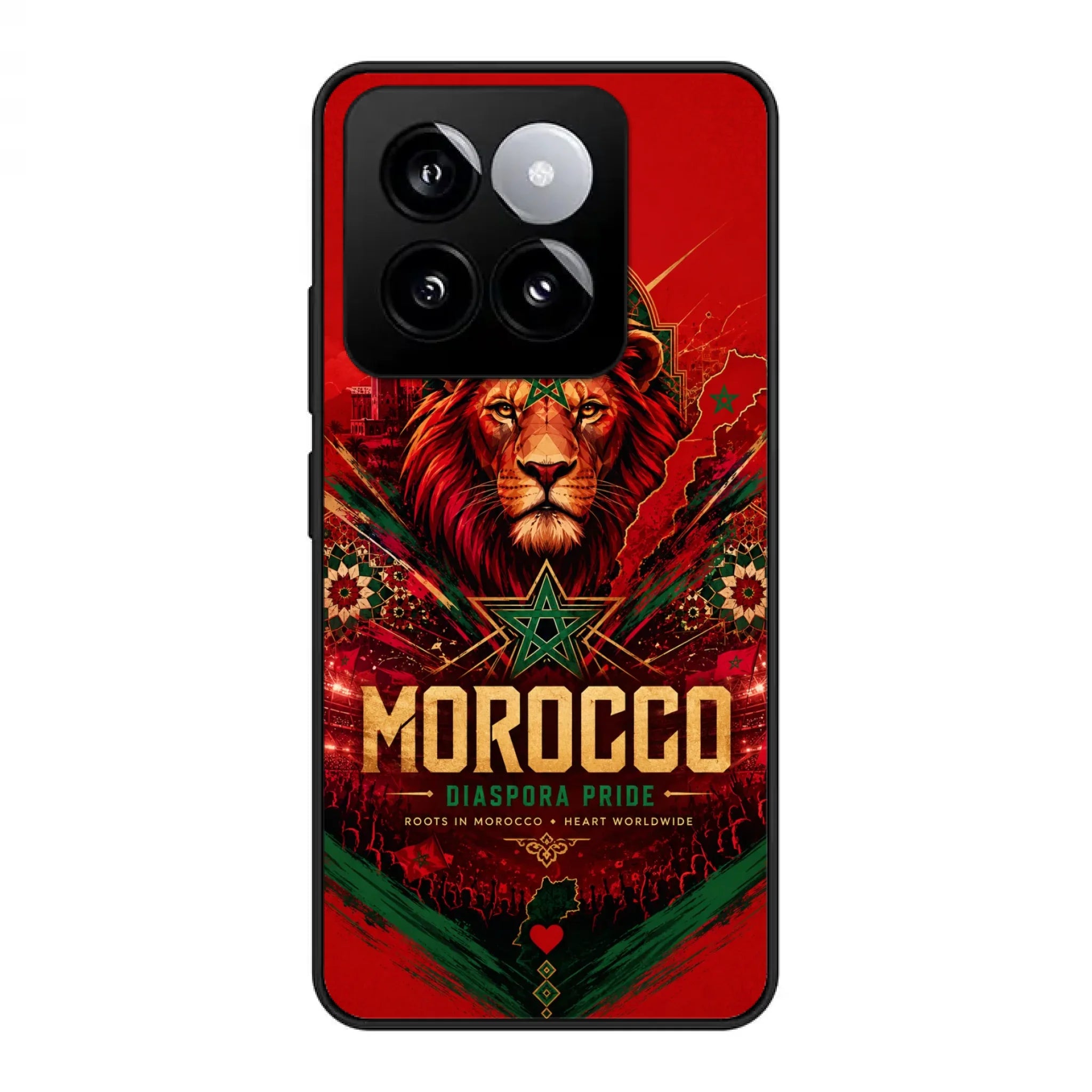 World Cup football phone case Diaspora Pride - Morocco
