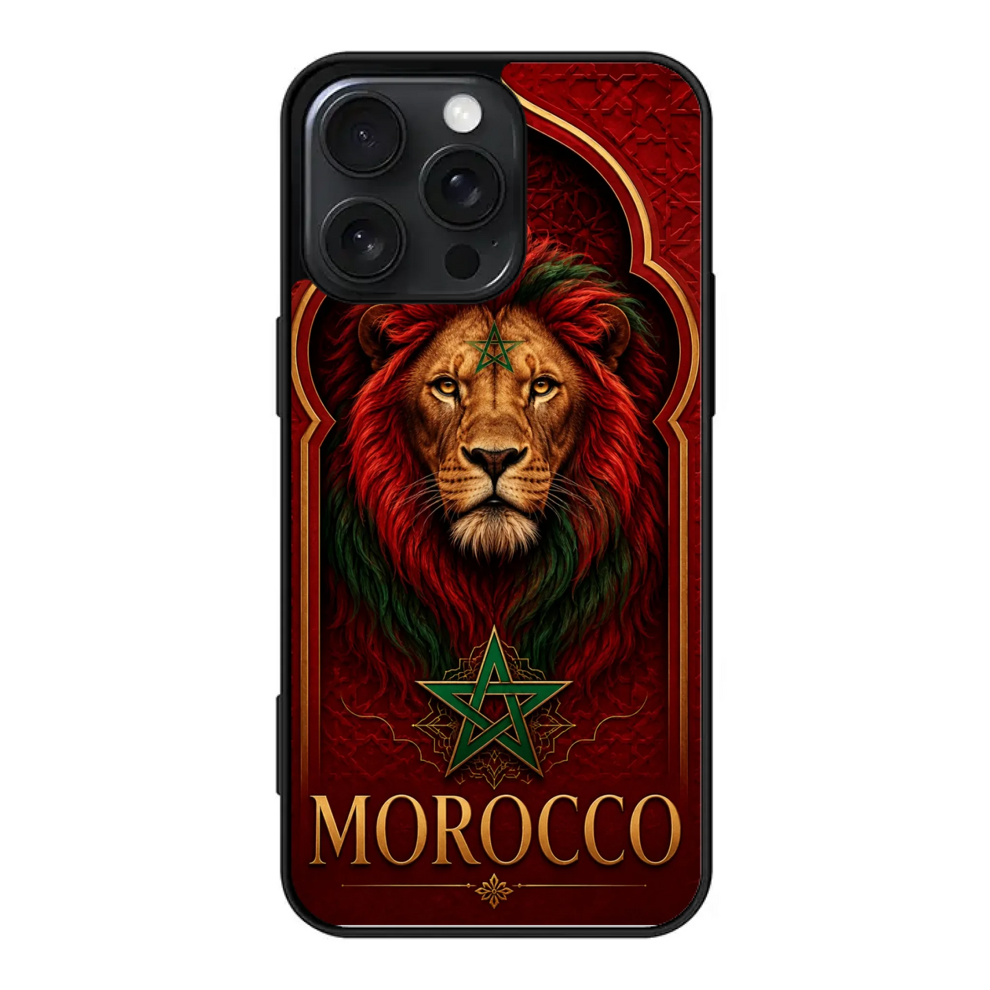 Funda de teléfono fútbol Mundial  León- Marruecos