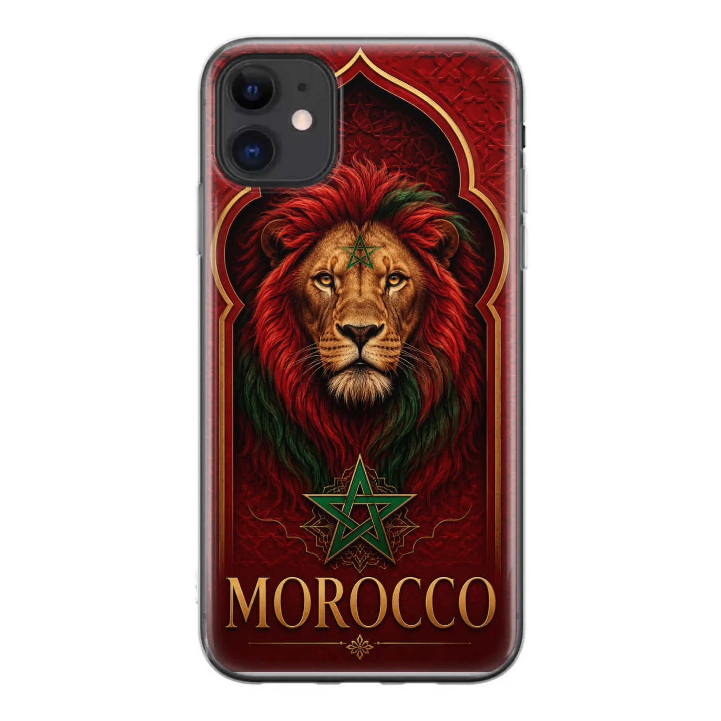 Funda de teléfono fútbol Mundial  León- Marruecos