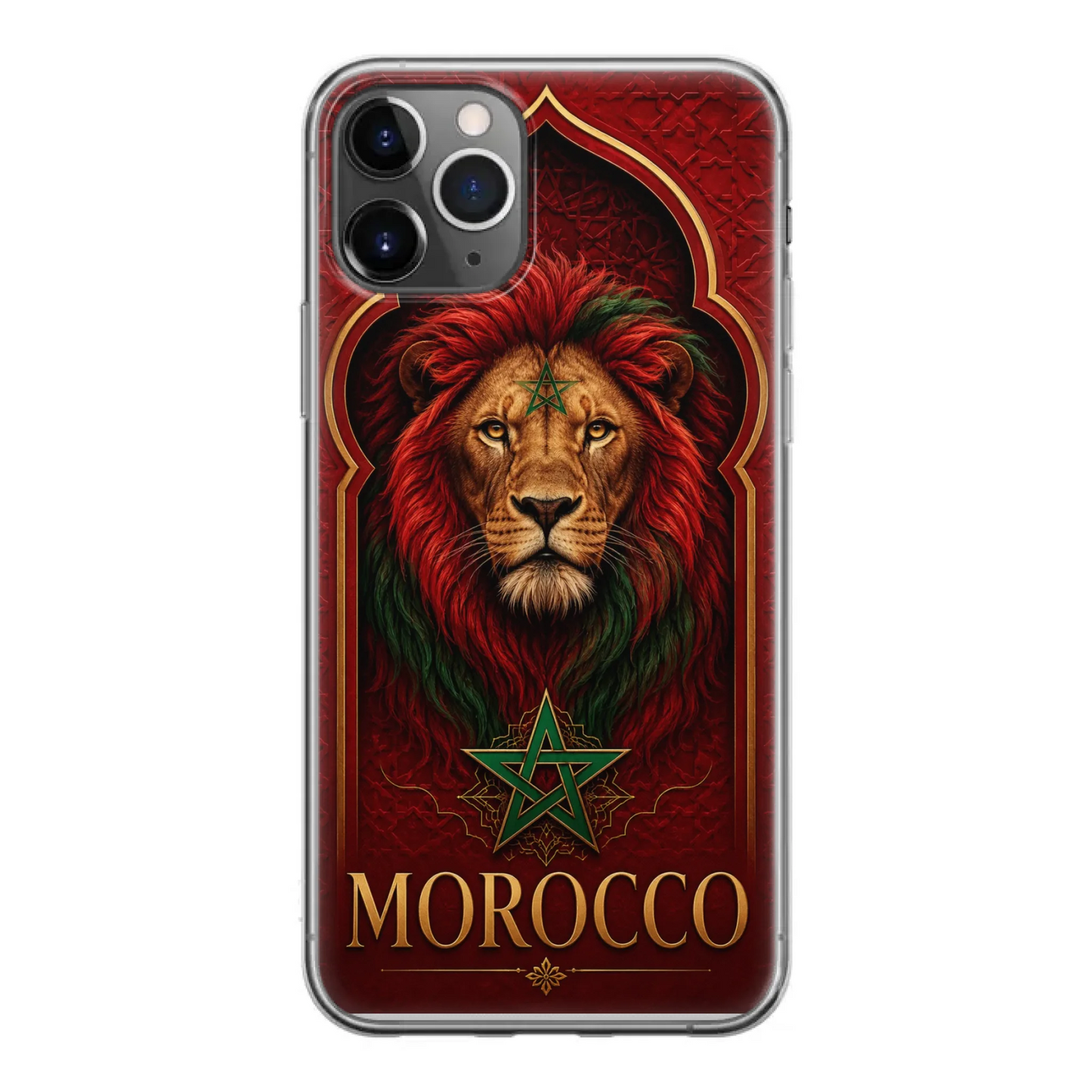 Funda de teléfono fútbol Mundial  León- Marruecos