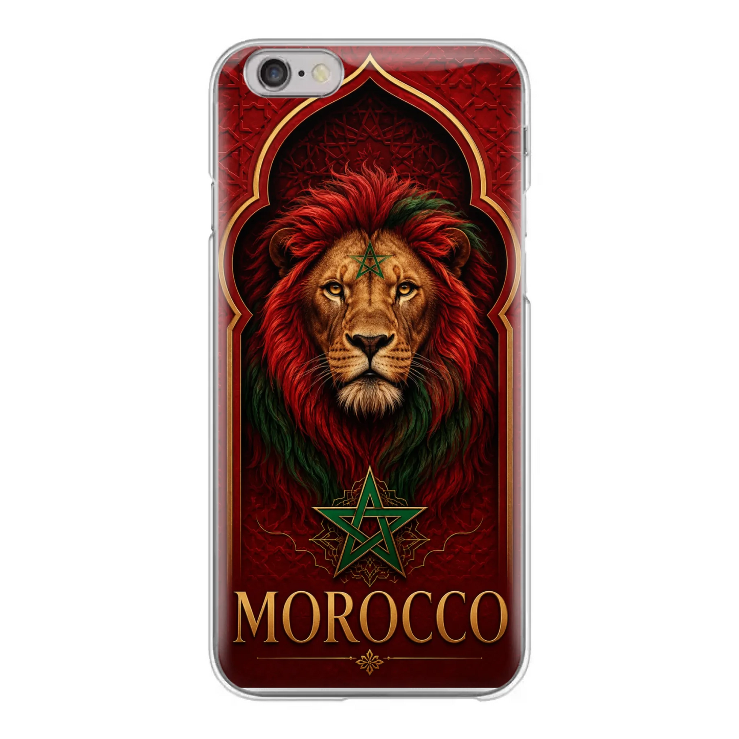 Funda de teléfono fútbol Mundial  León- Marruecos