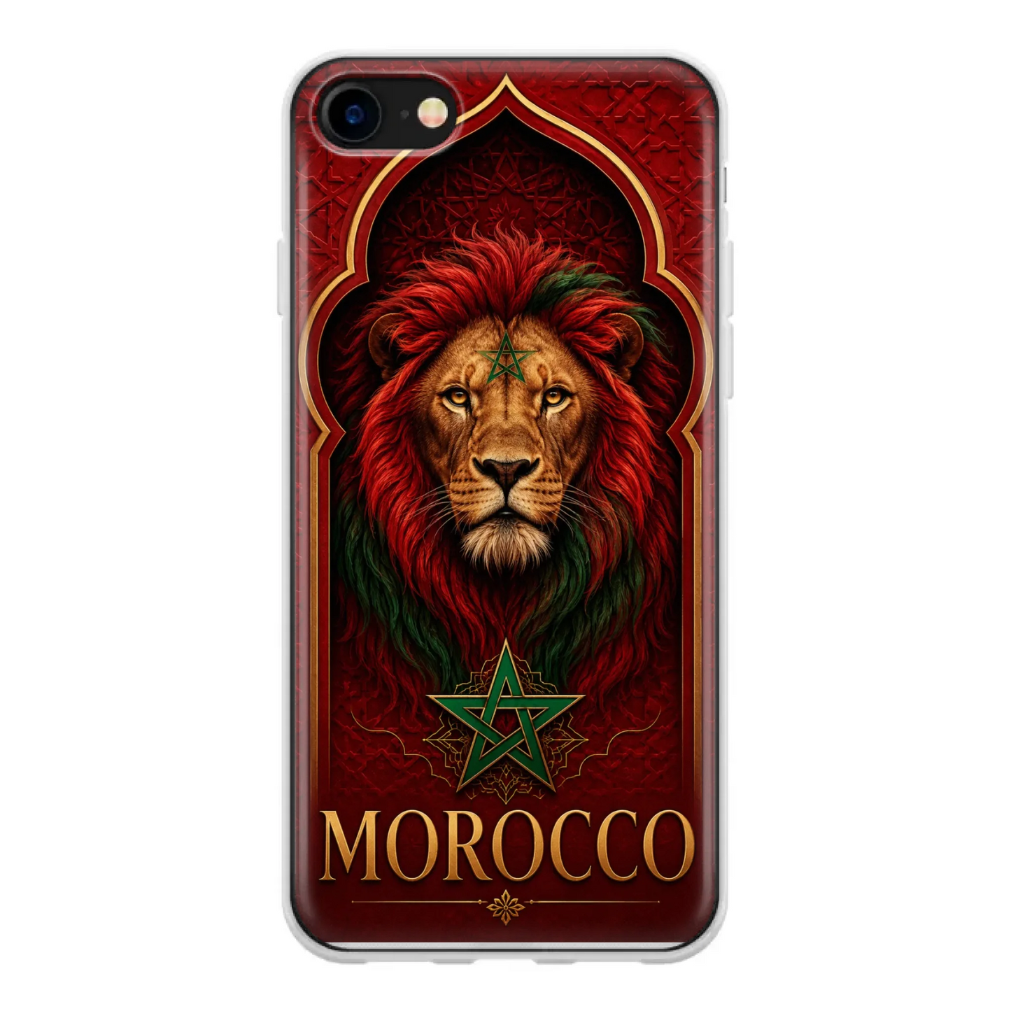 Funda de teléfono fútbol Mundial  León- Marruecos