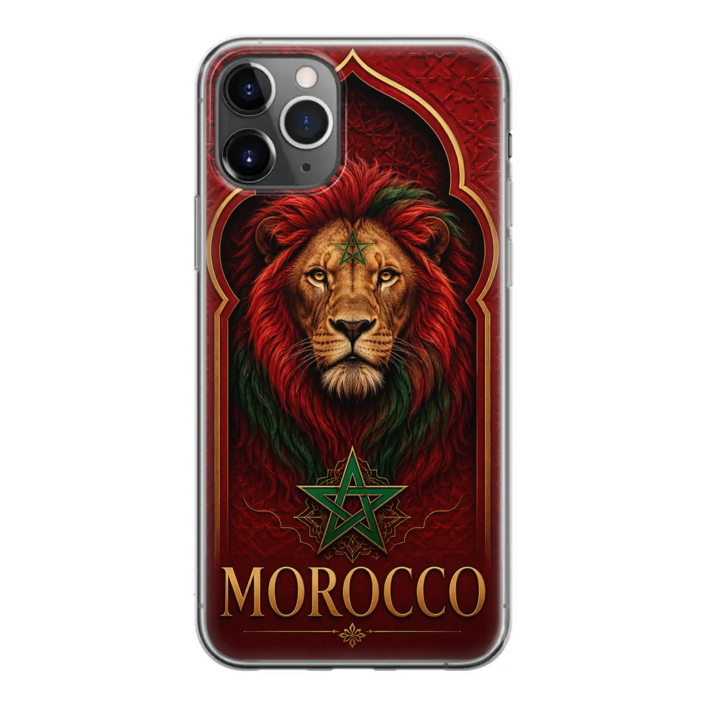 Funda de teléfono fútbol Mundial  León- Marruecos