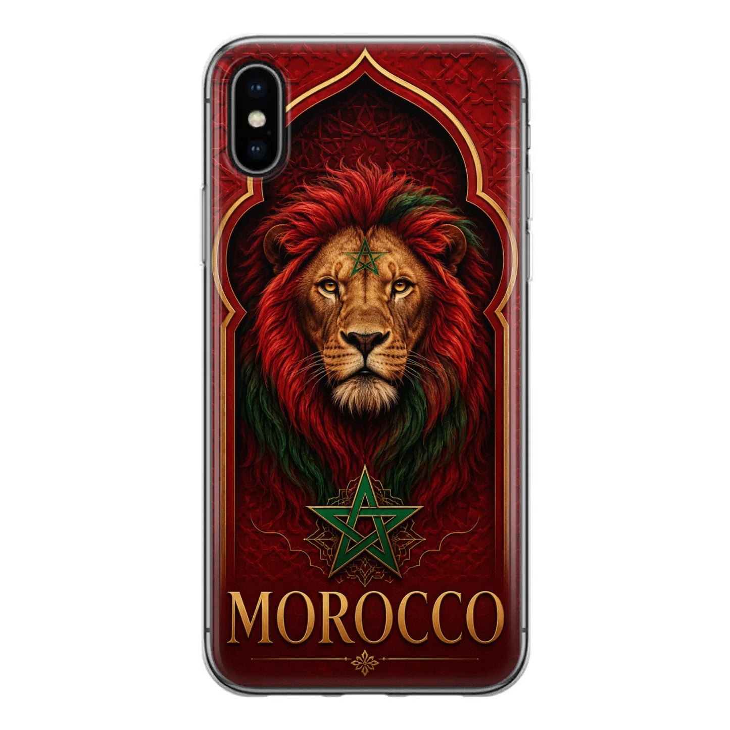 Funda de teléfono fútbol Mundial  León- Marruecos