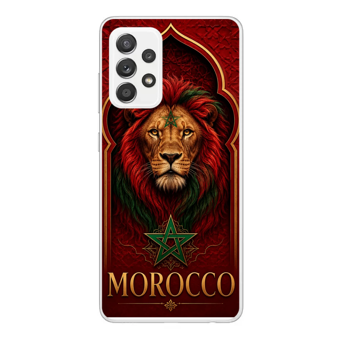 Funda de teléfono fútbol Mundial  León- Marruecos