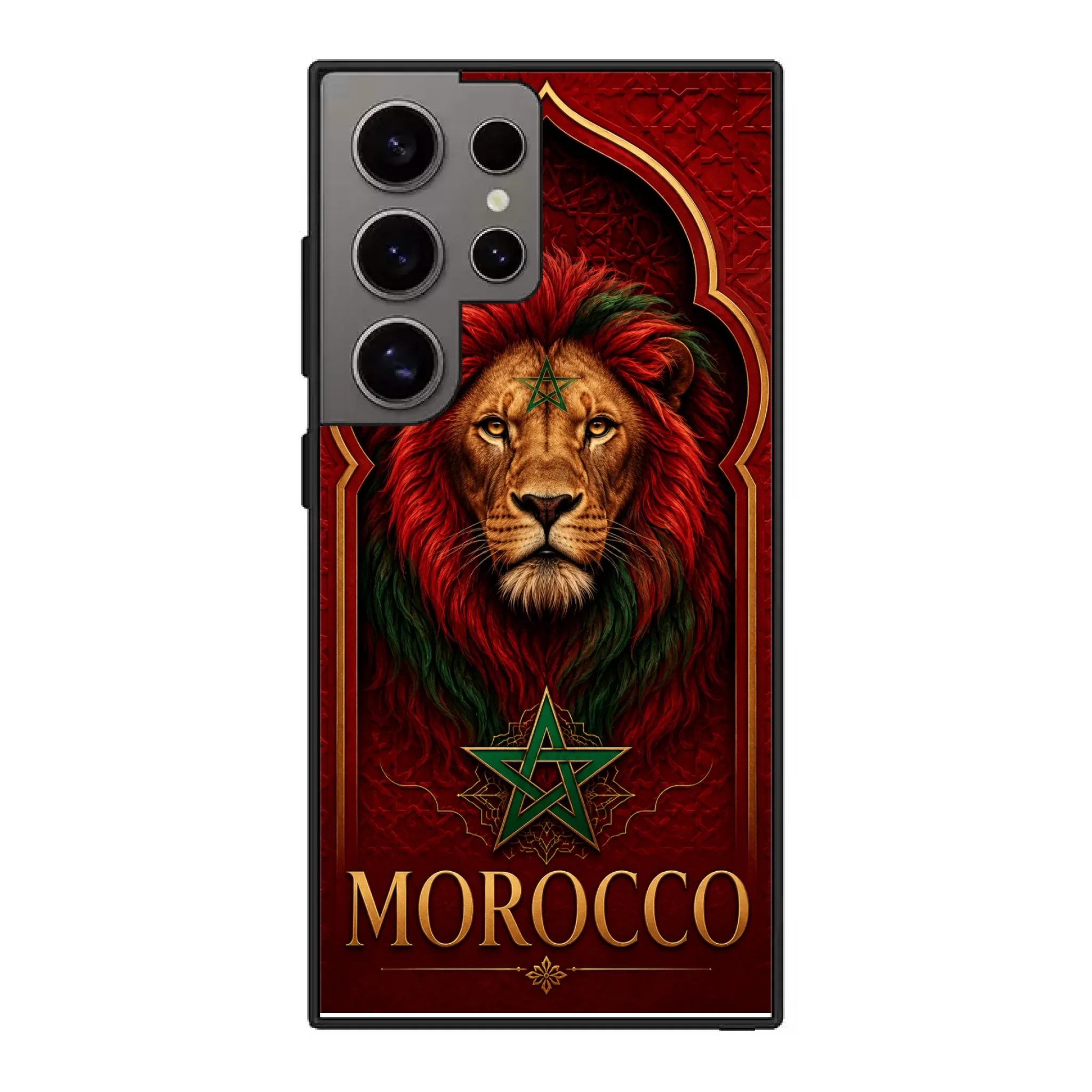 World Cup football phone case  Lion- Morocco