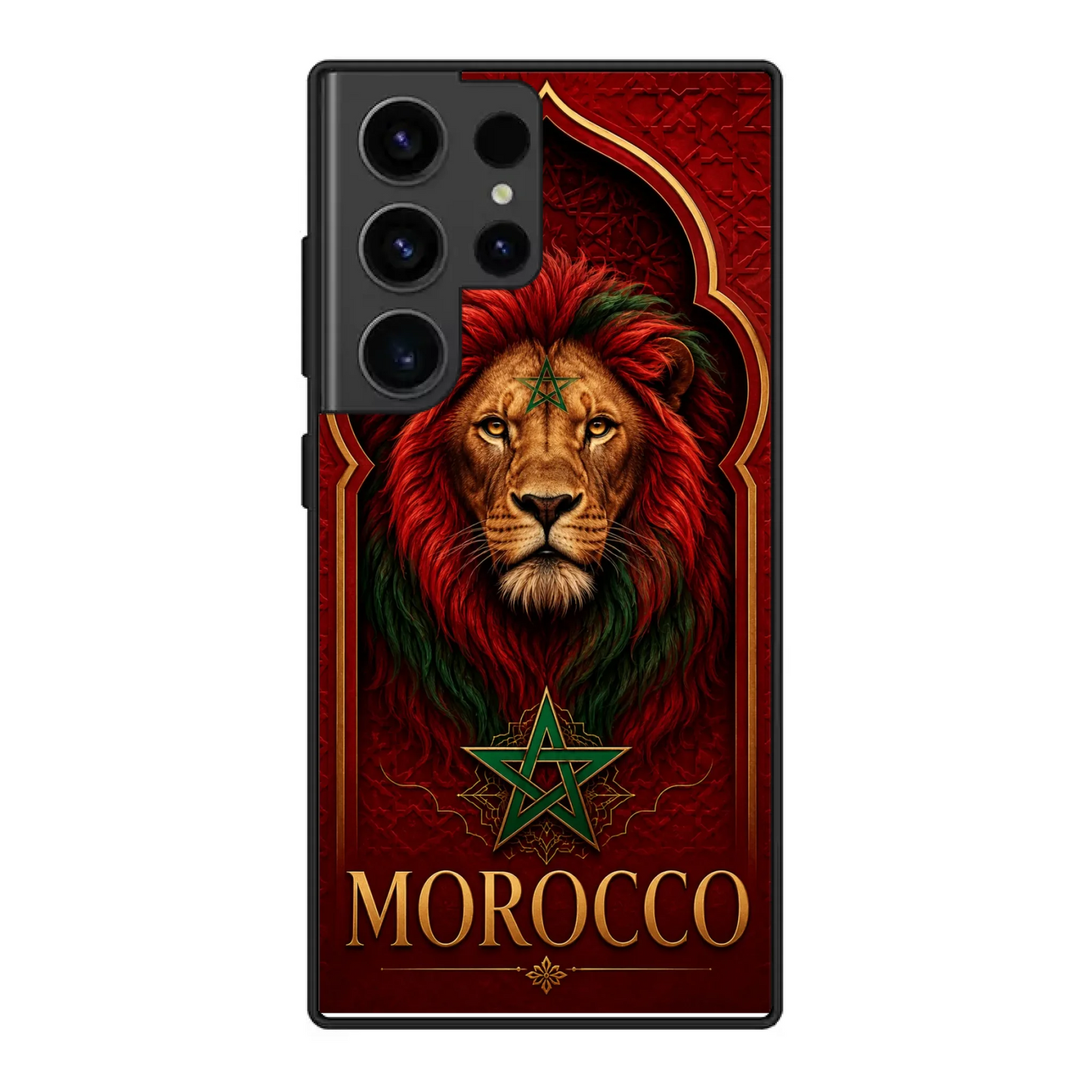 Funda de teléfono fútbol Mundial  León- Marruecos