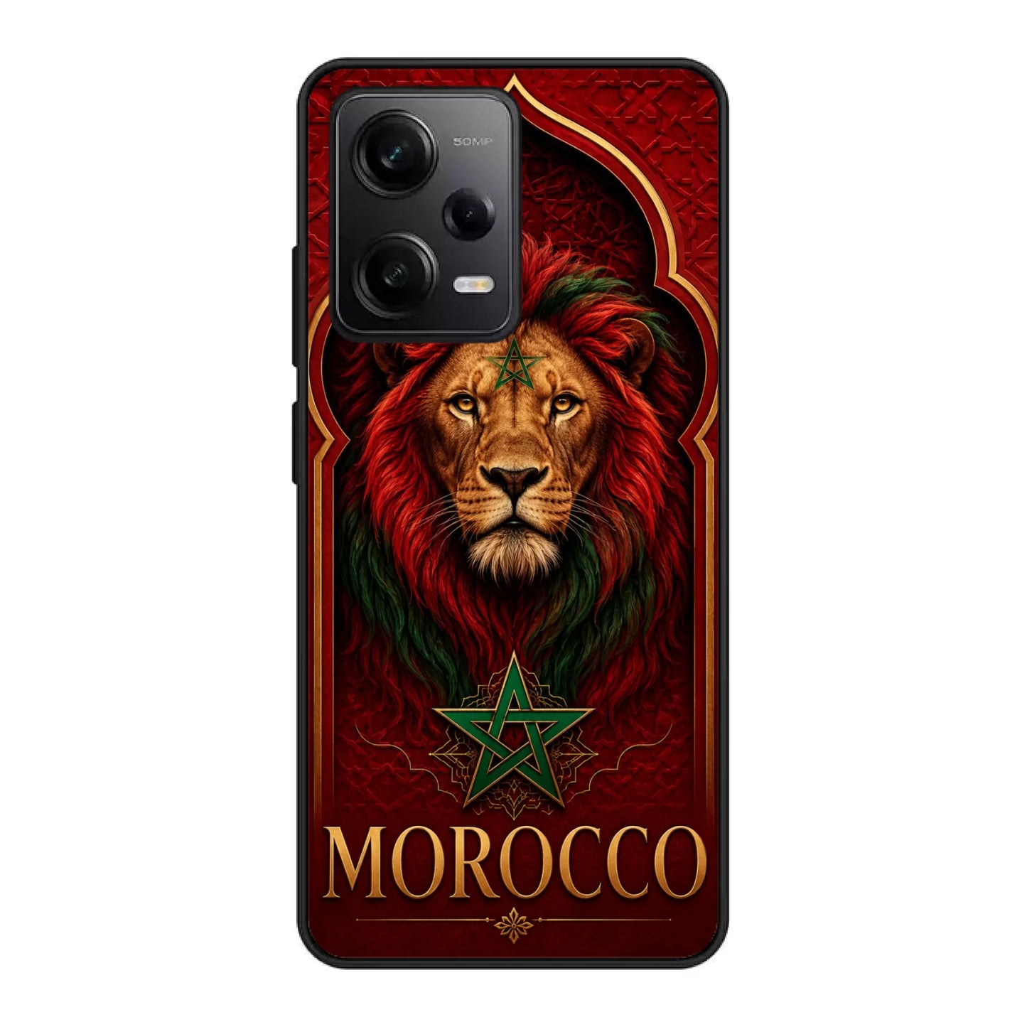 Funda de teléfono fútbol Mundial  León- Marruecos