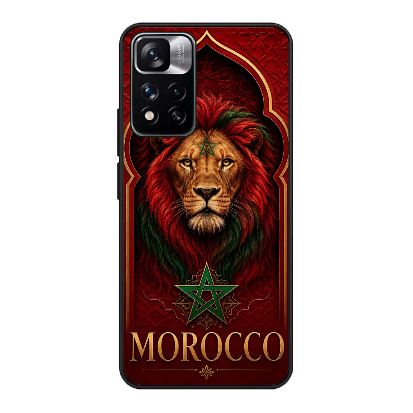 Funda de teléfono fútbol Mundial  León- Marruecos