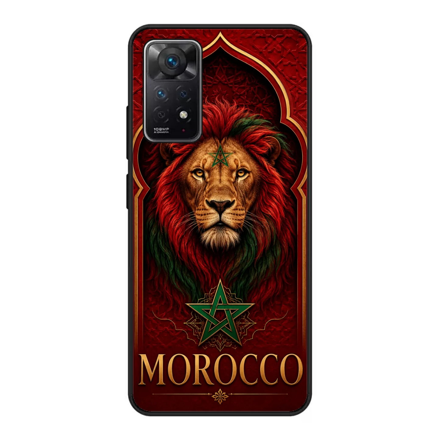 Funda de teléfono fútbol Mundial  León- Marruecos