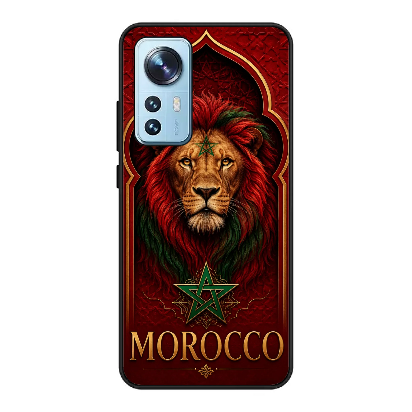 Funda de teléfono fútbol Mundial  León- Marruecos