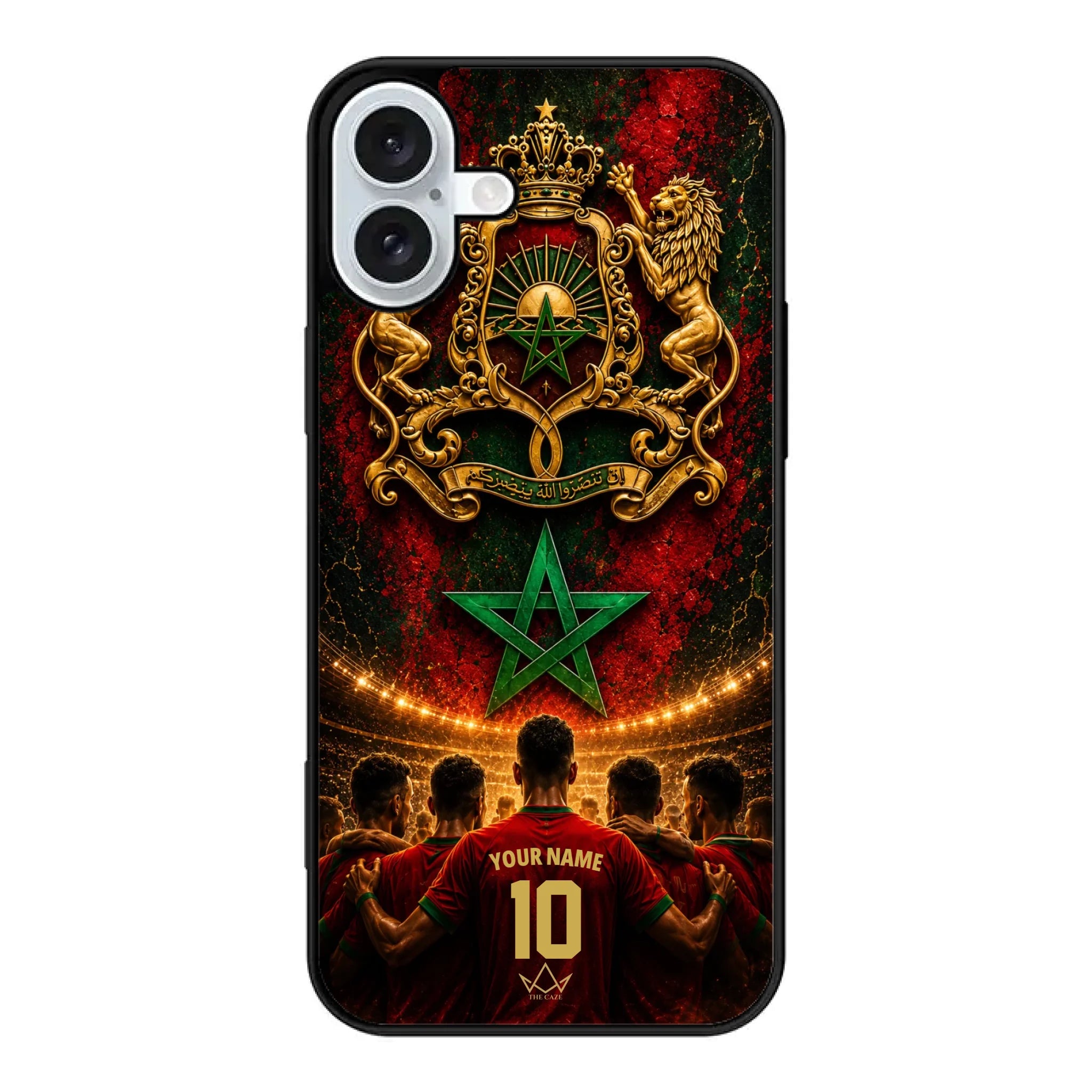Custom World Cup football phone case Diaspora Pride- Morocco