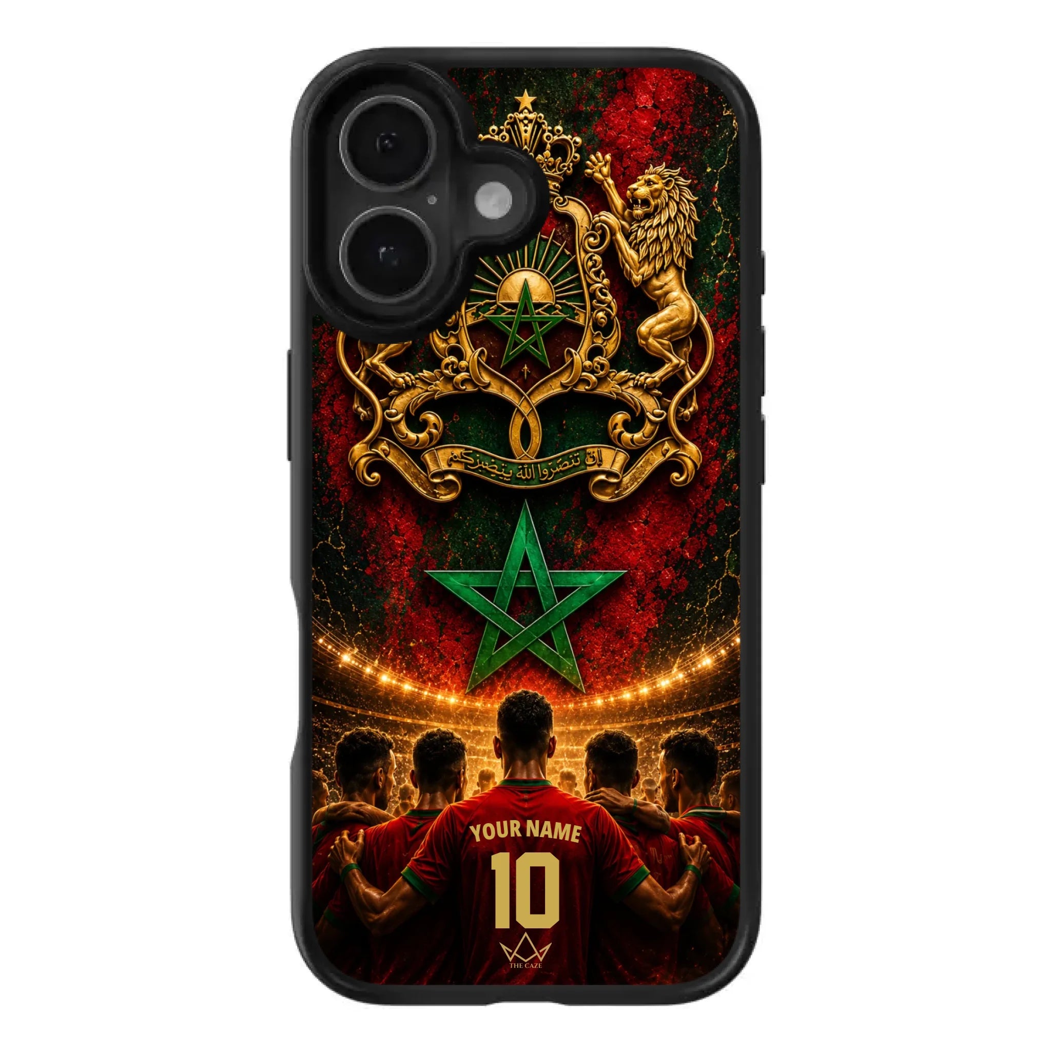 Custom World Cup football phone case Diaspora Pride- Morocco