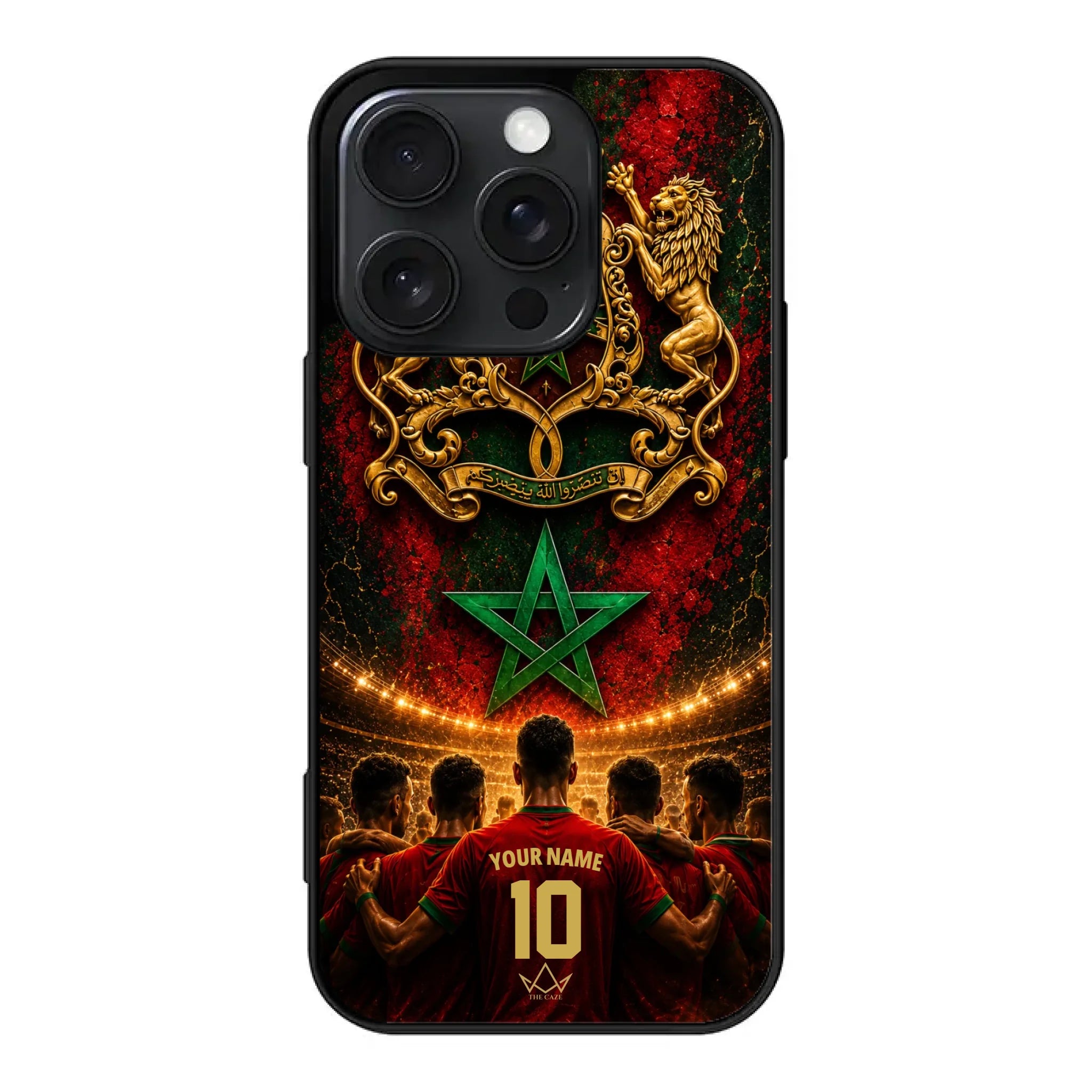 Custom World Cup football phone case Diaspora Pride- Morocco