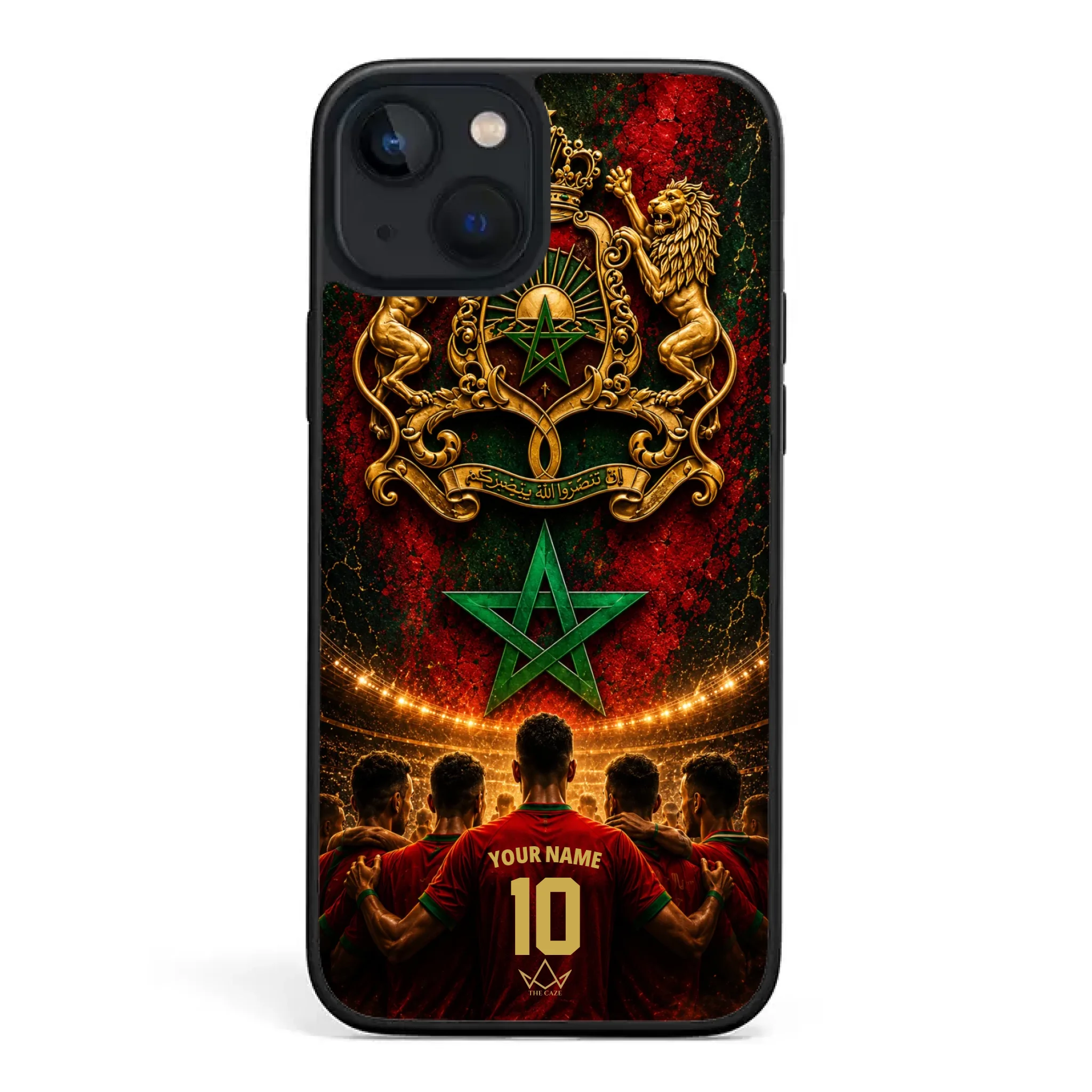 Custom World Cup football phone case Diaspora Pride- Morocco