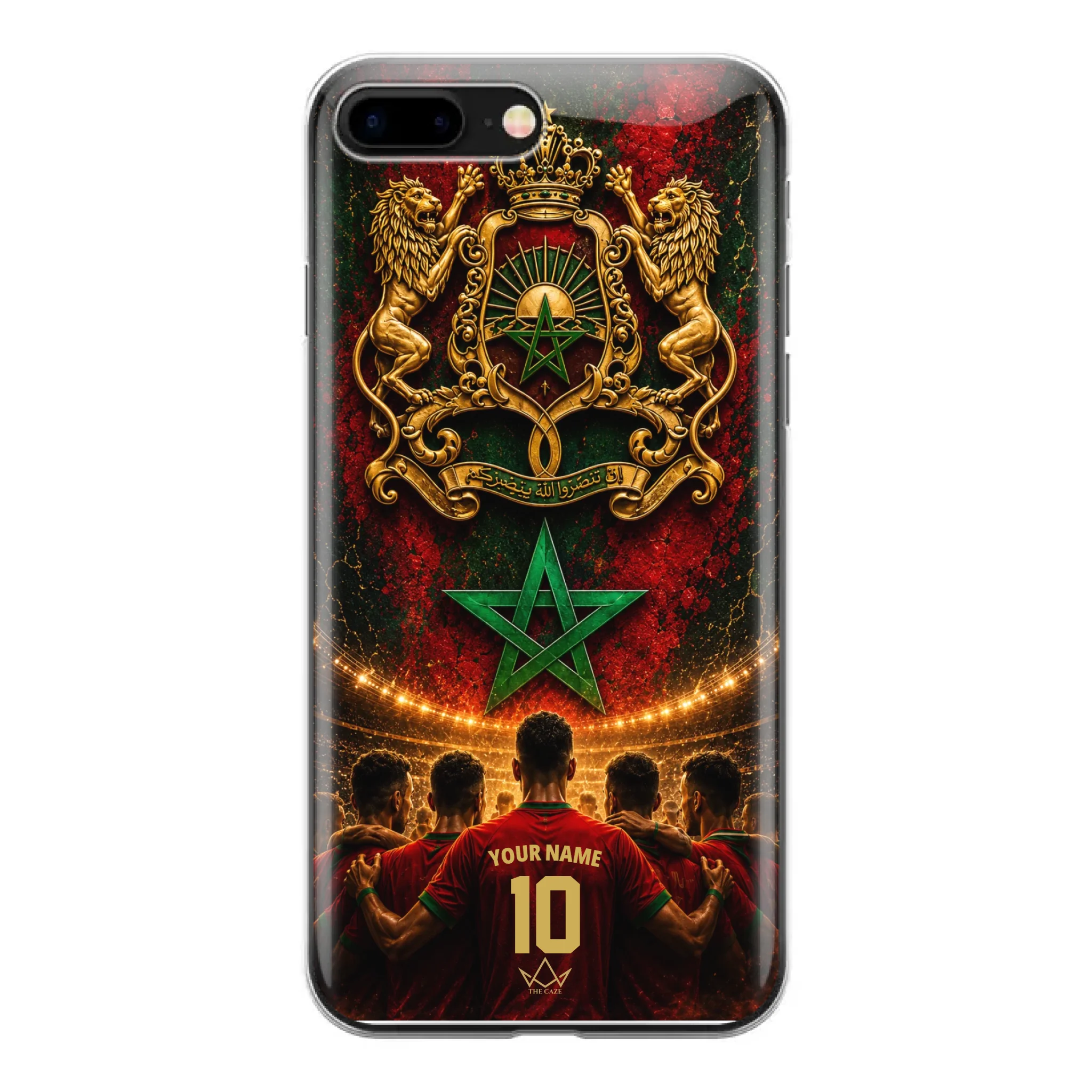 Custom World Cup football phone case Diaspora Pride- Morocco