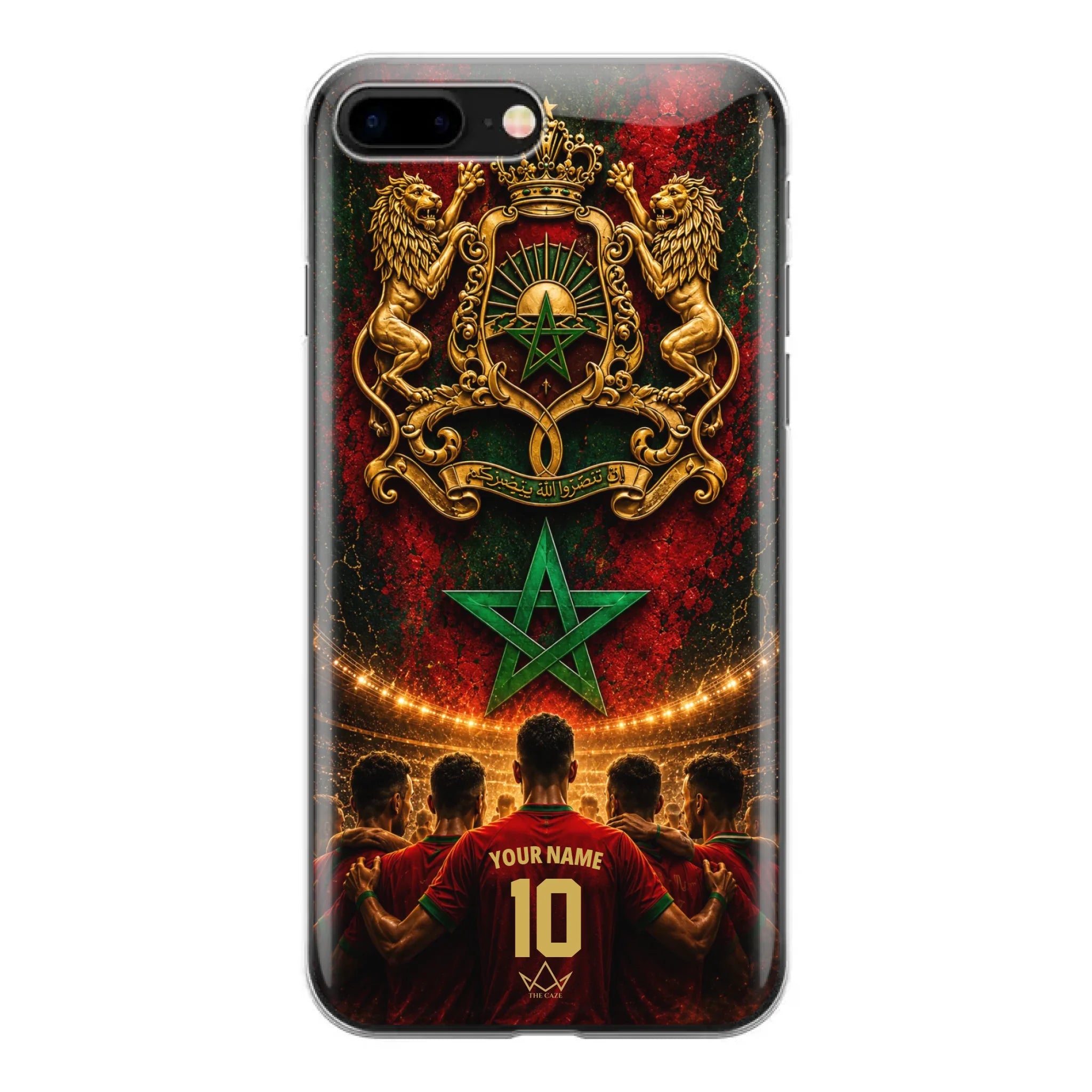 Custom World Cup football phone case Diaspora Pride- Morocco