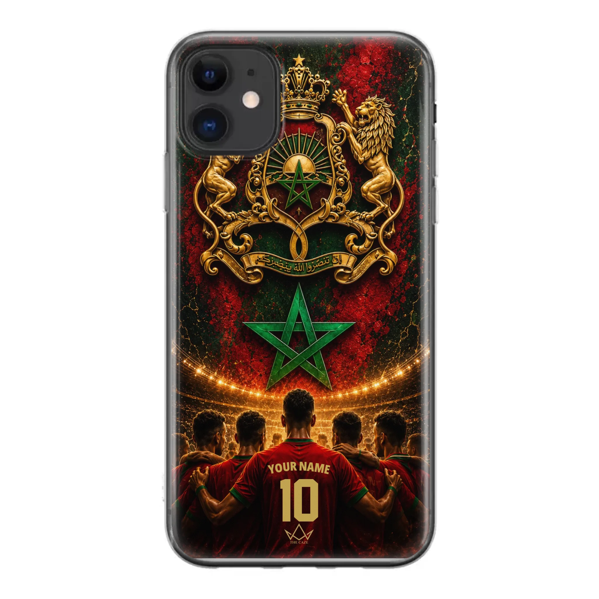 Custom World Cup football phone case Diaspora Pride- Morocco
