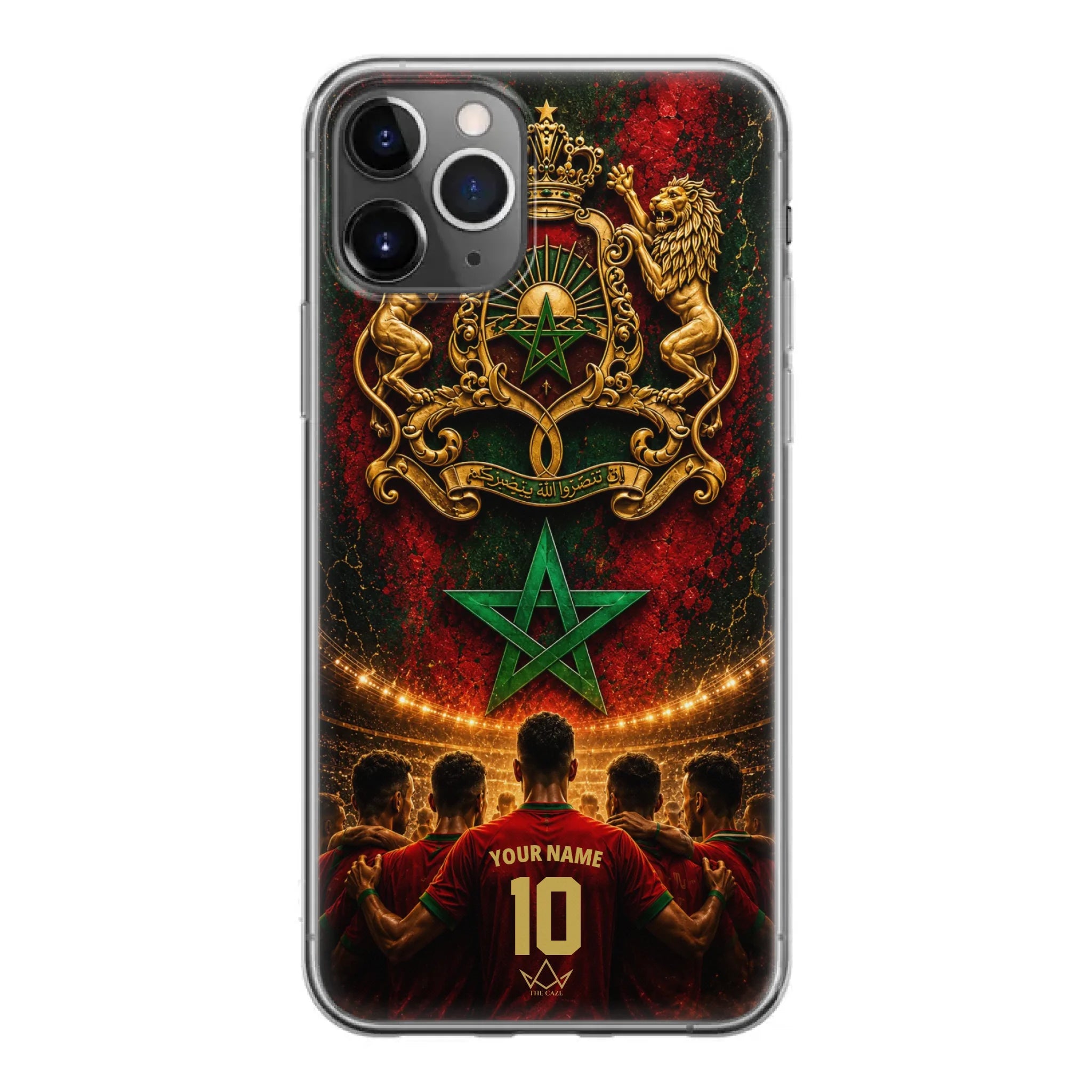 Custom World Cup football phone case Diaspora Pride- Morocco