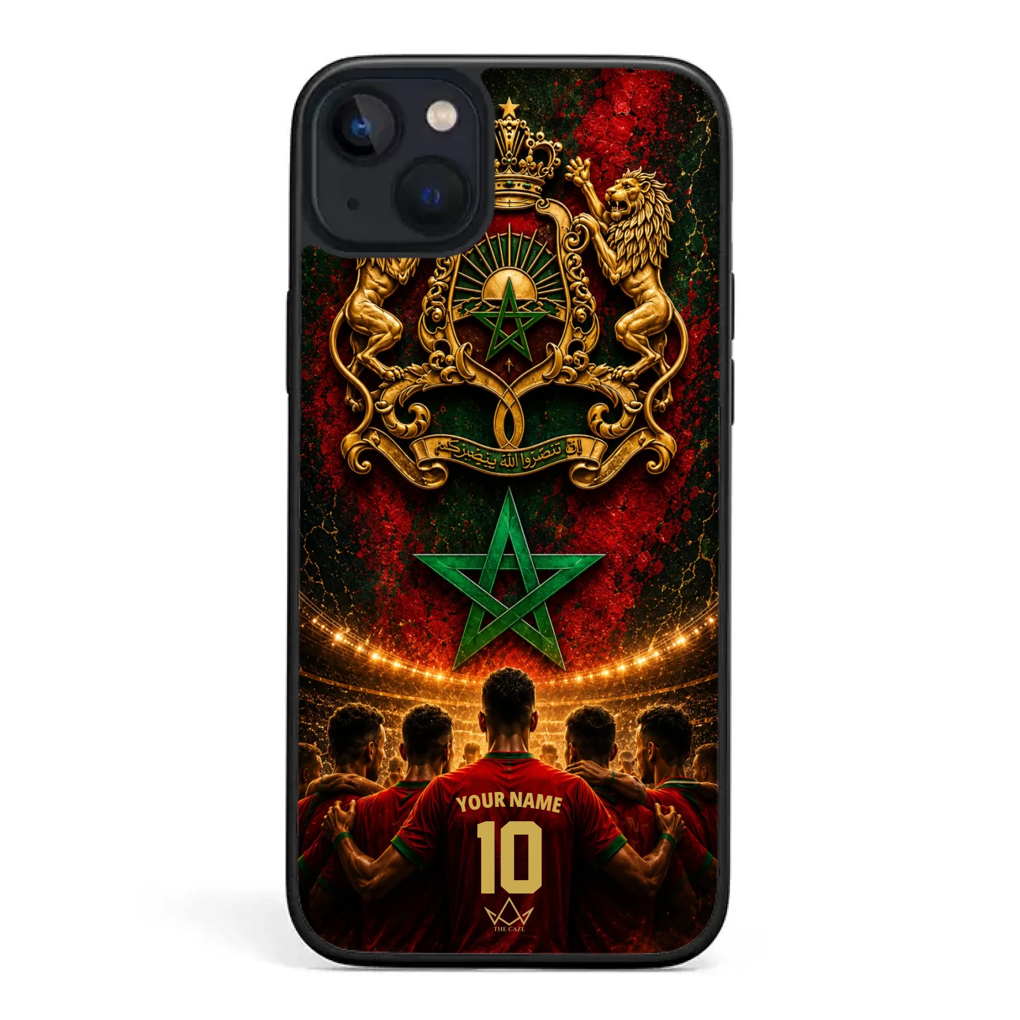 Custom World Cup football phone case Diaspora Pride- Morocco