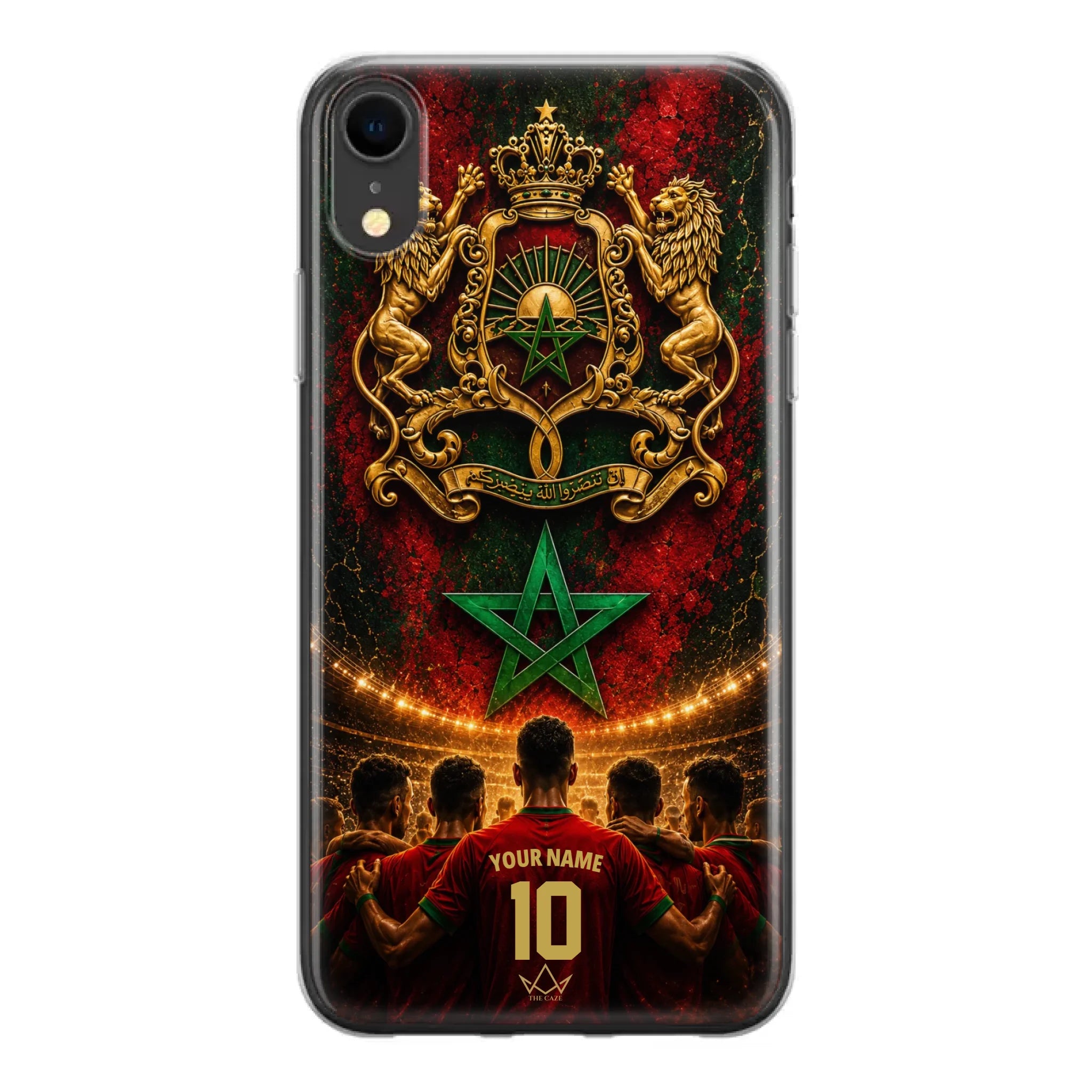 Custom World Cup football phone case Diaspora Pride- Morocco