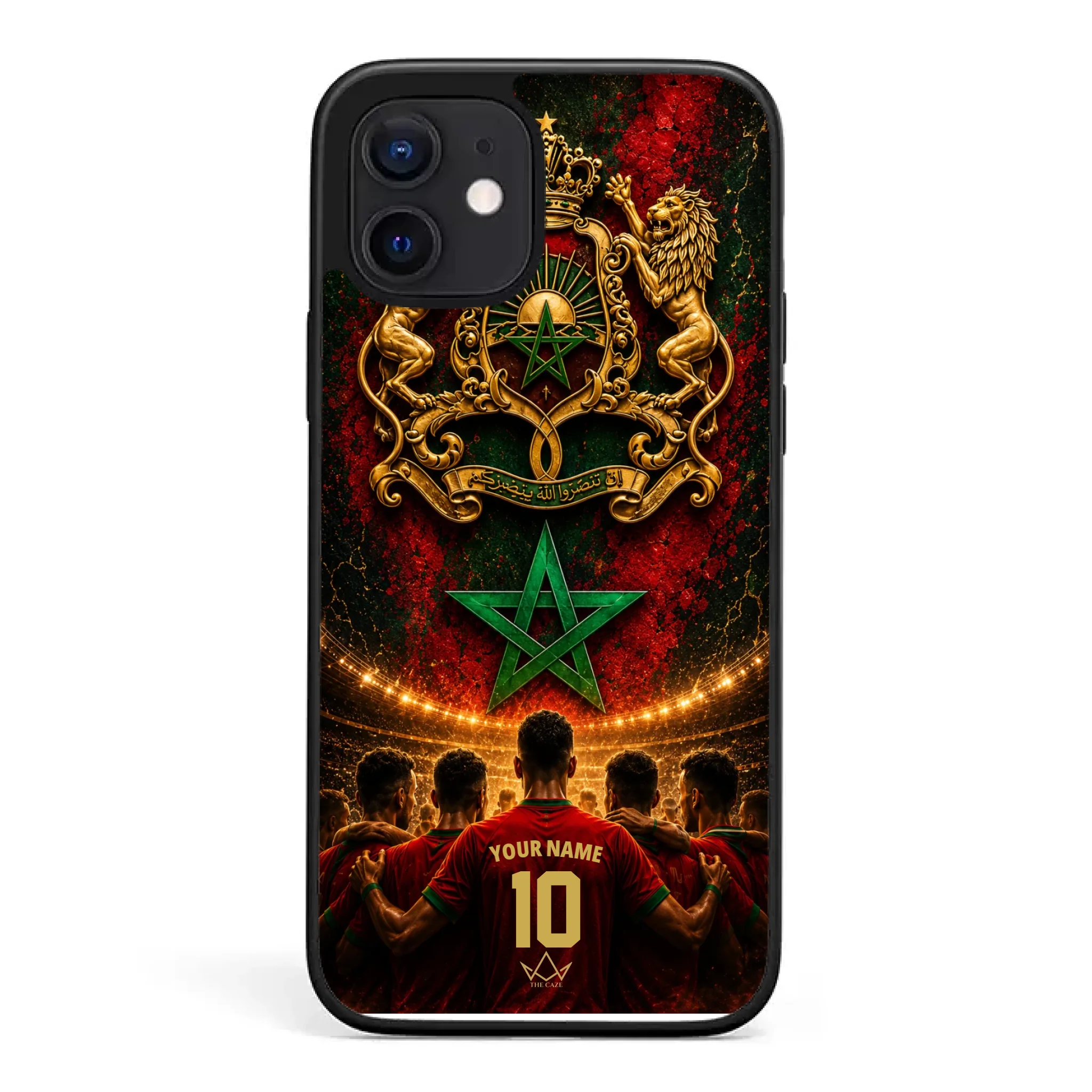Custom World Cup football phone case Diaspora Pride- Morocco