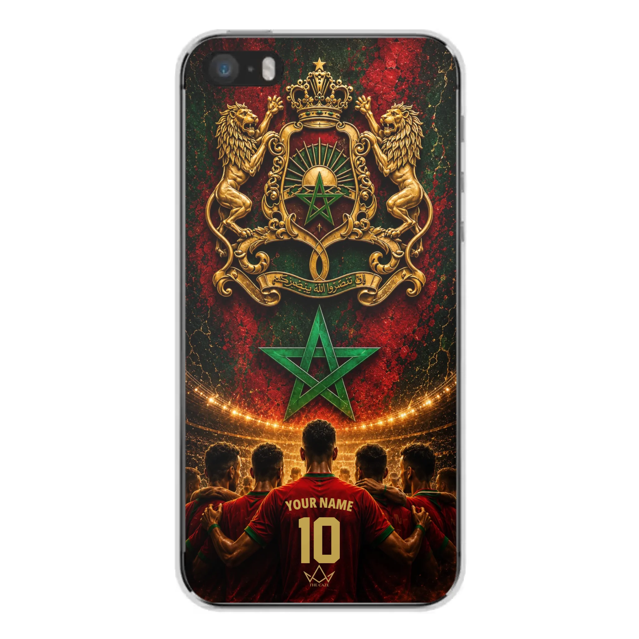 Custom World Cup football phone case Diaspora Pride- Morocco