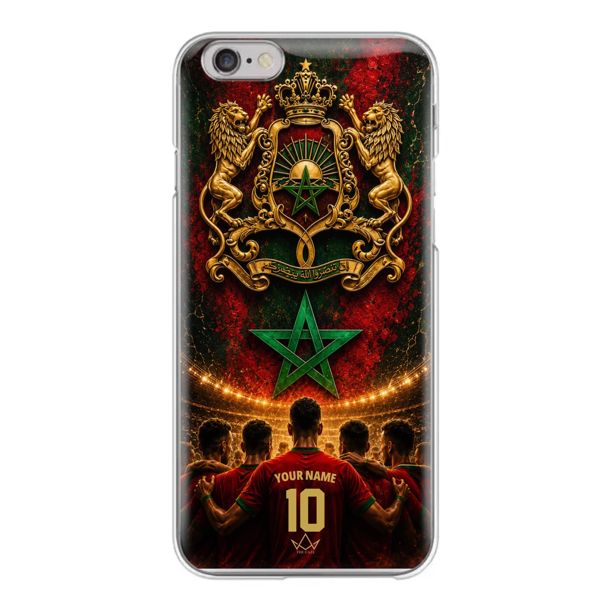 Custom World Cup football phone case Diaspora Pride- Morocco