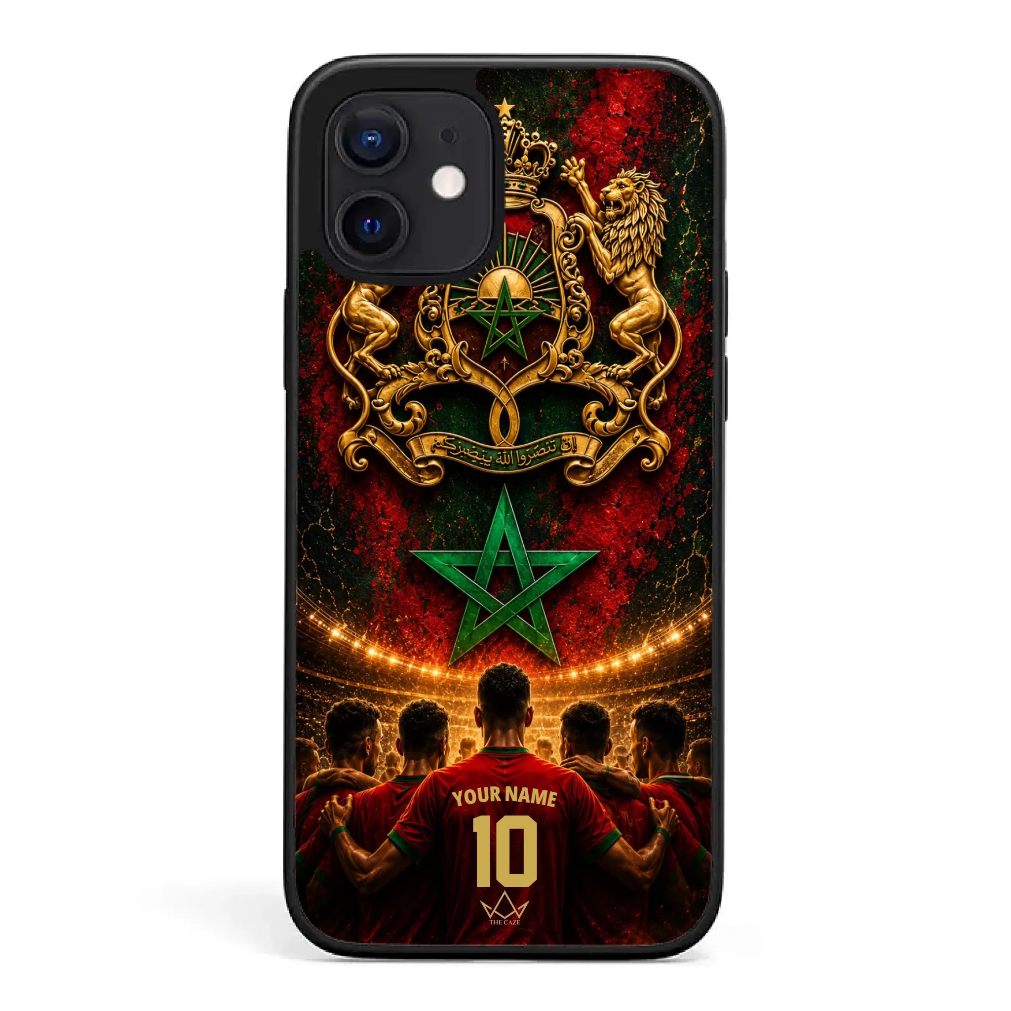 Custom World Cup football phone case Diaspora Pride- Morocco