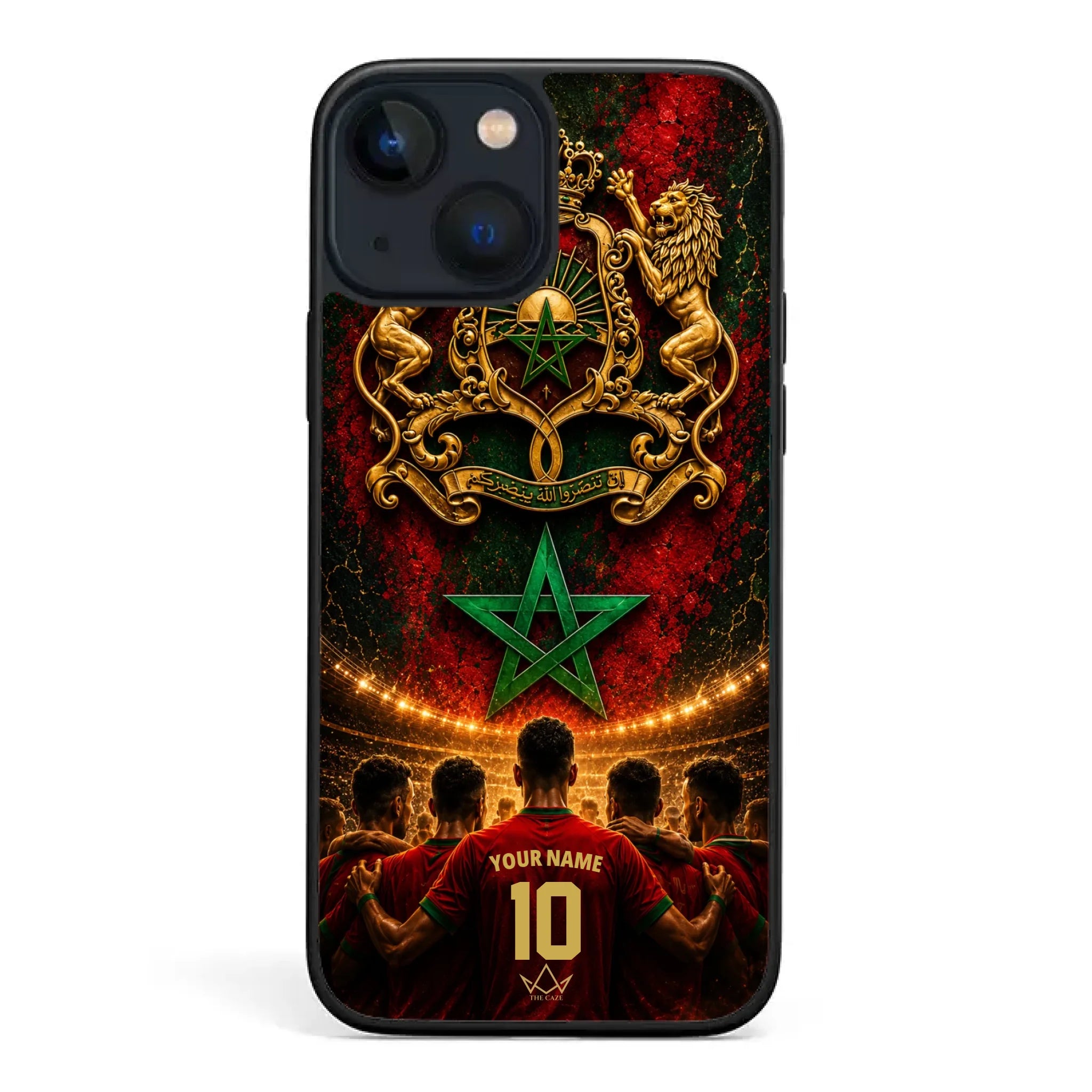 Custom World Cup football phone case Diaspora Pride- Morocco