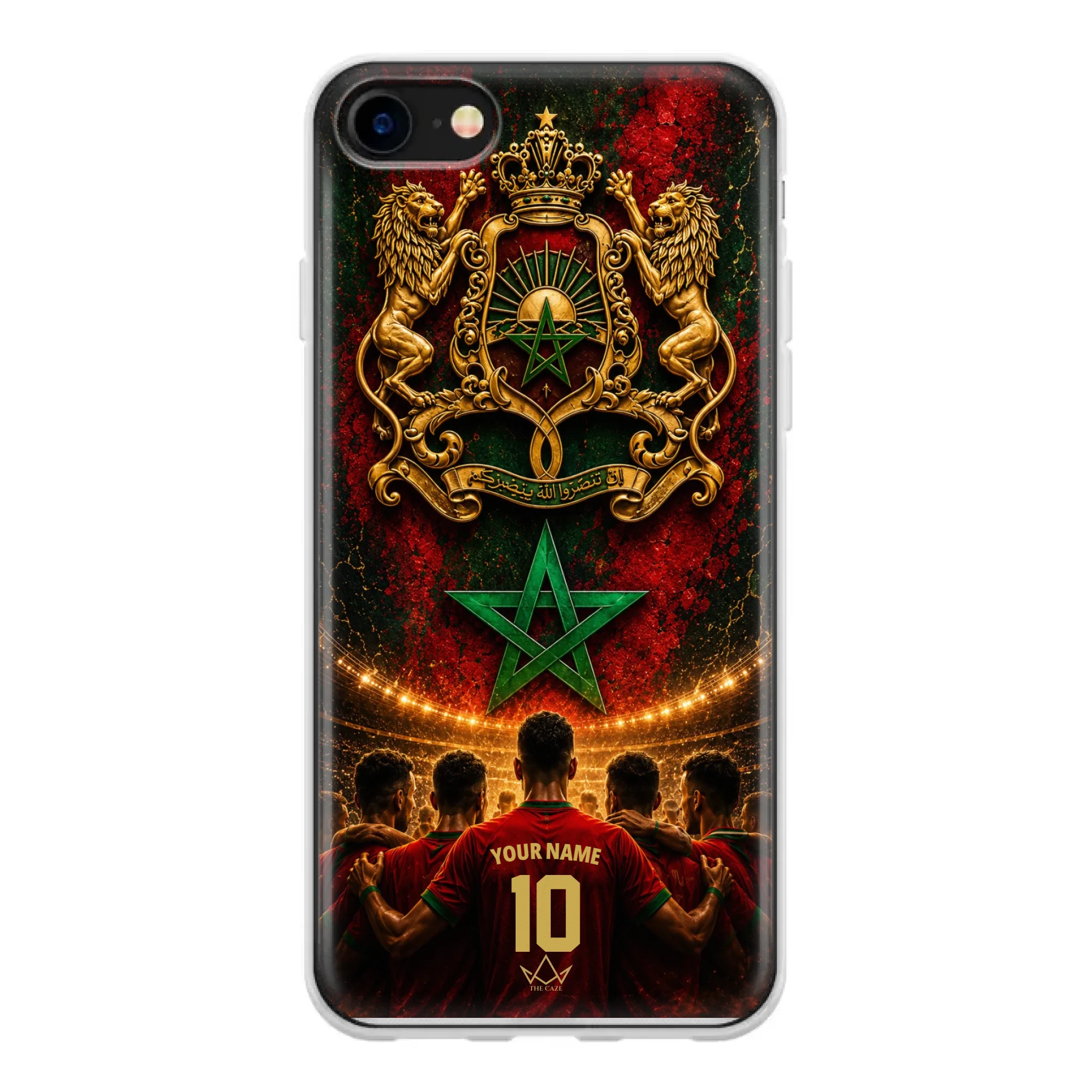 Custom World Cup football phone case Diaspora Pride- Morocco