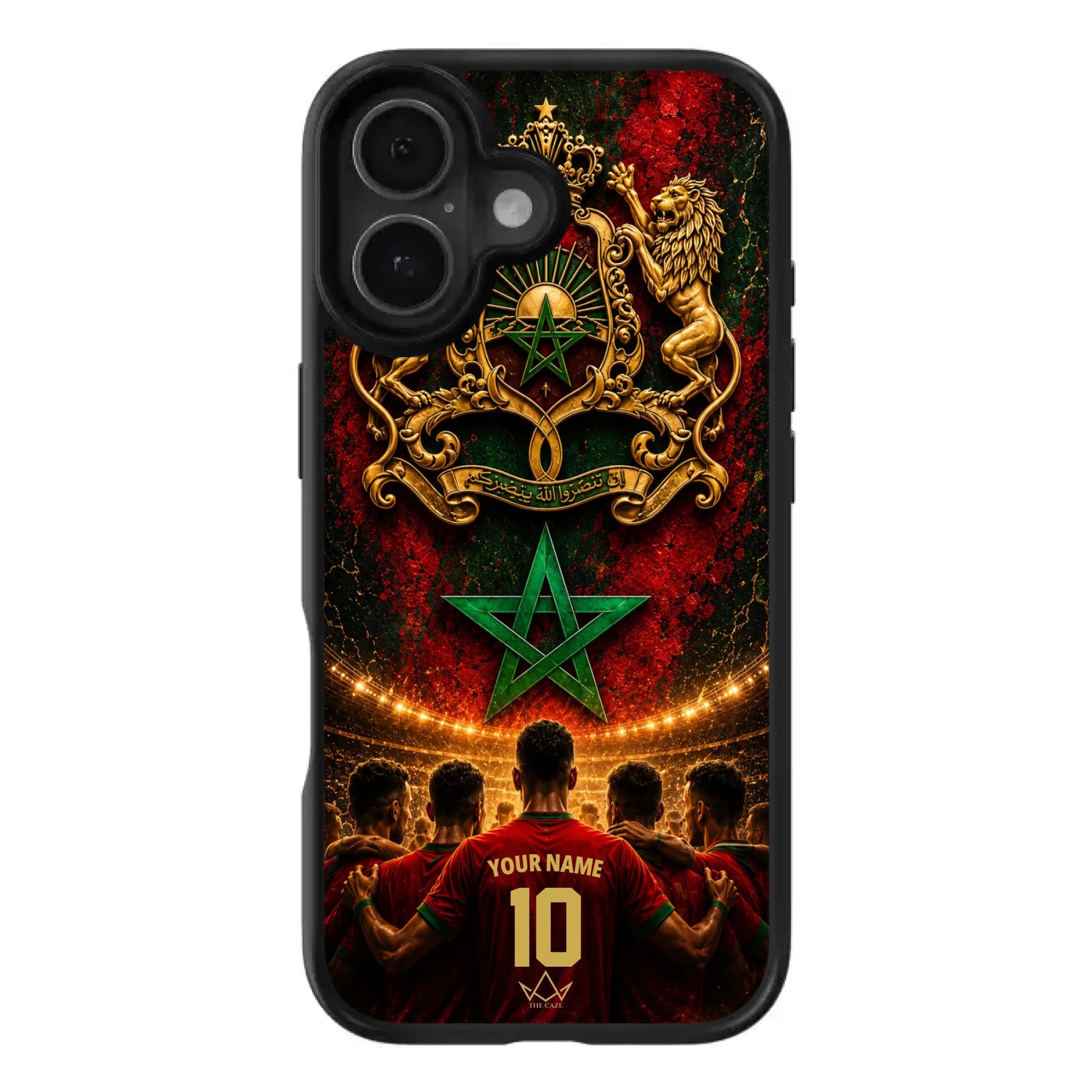 Custom World Cup football phone case Diaspora Pride- Morocco