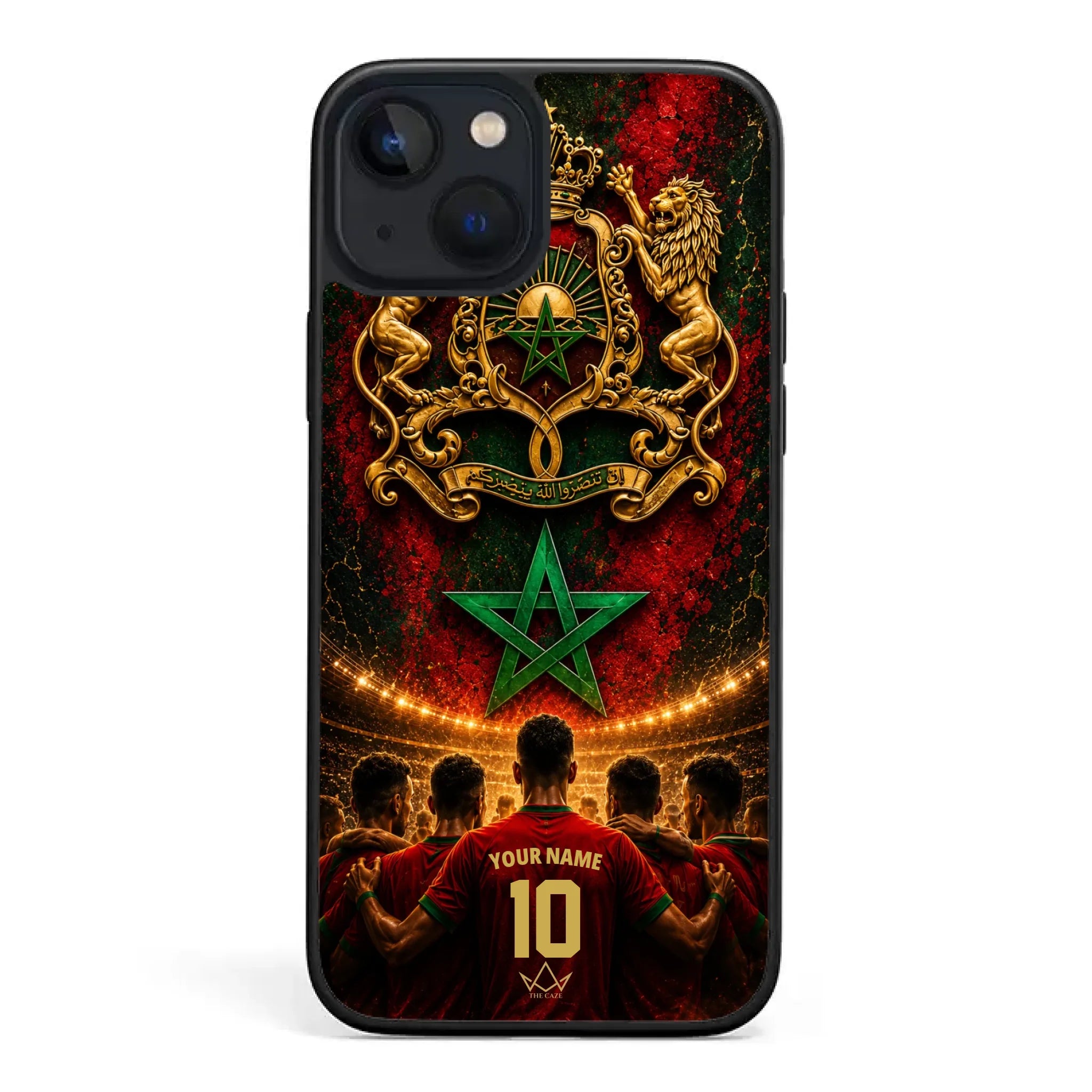 Custom World Cup football phone case Diaspora Pride- Morocco