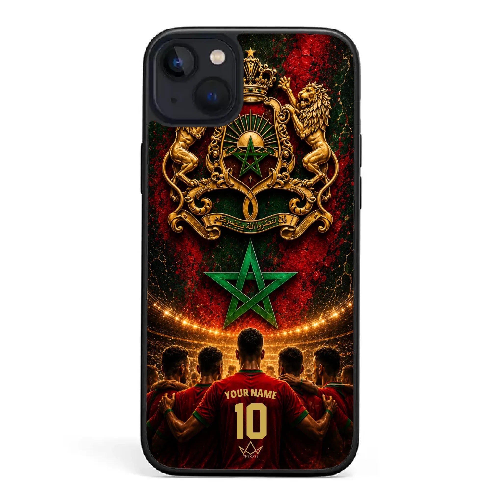 Custom World Cup football phone case Diaspora Pride- Morocco