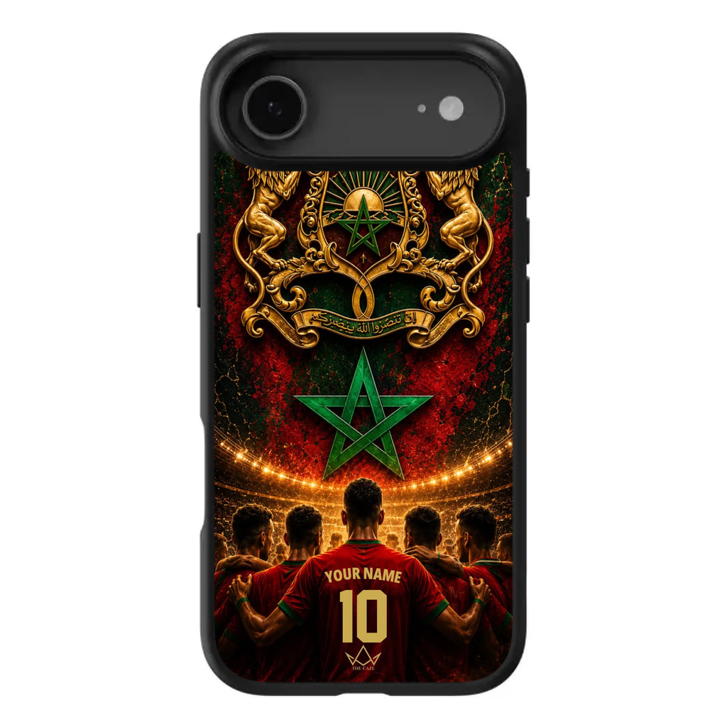 Custom World Cup football phone case Diaspora Pride- Morocco
